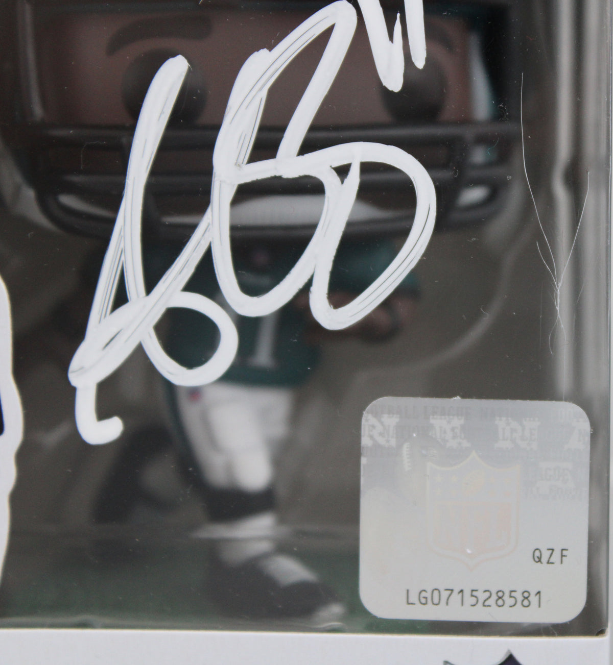 Eagles A.J. Brown Signed #300 Funko Pop Vinyl Figure BAS Witnessed #2W754432