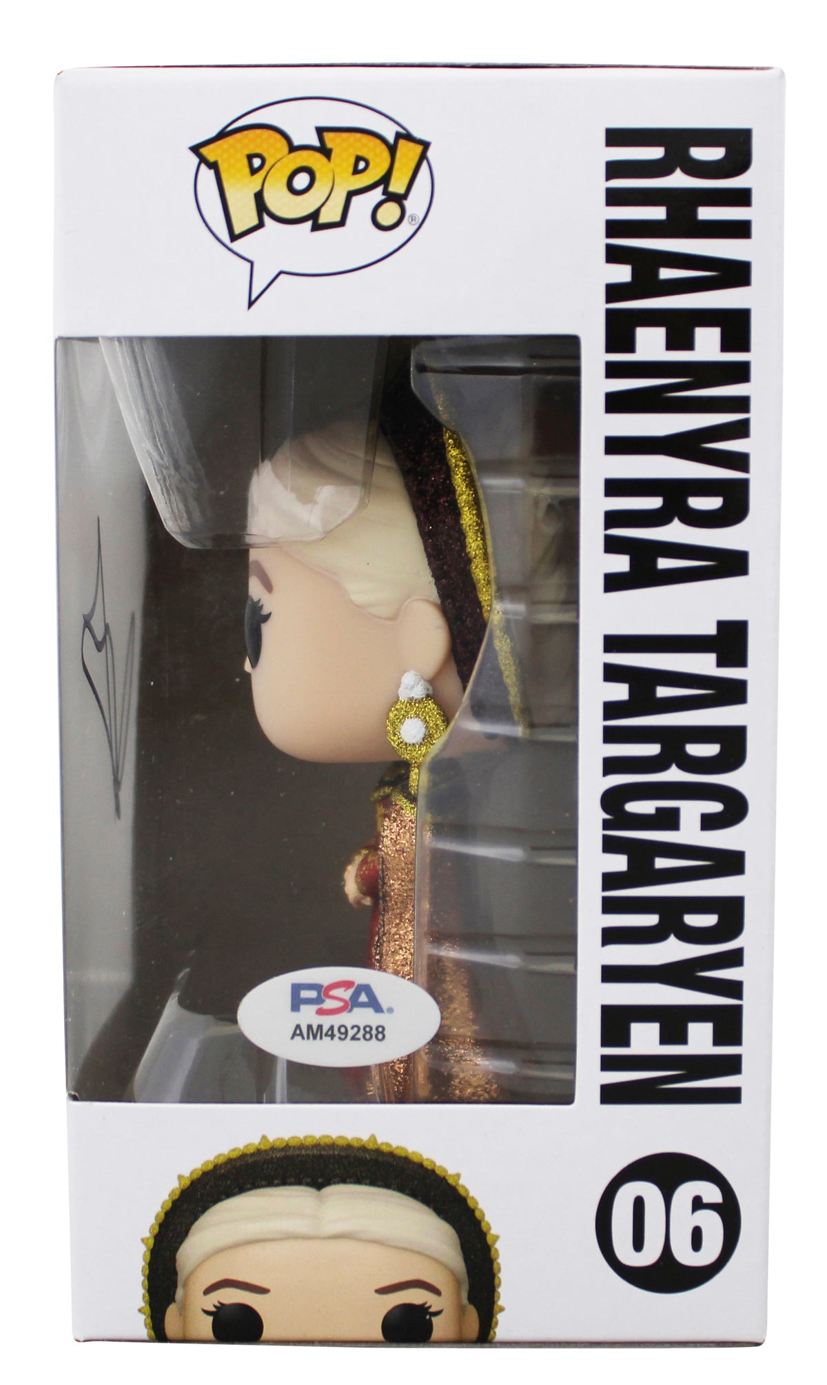 Milly Alcock House Of The Dragon Signed #06 Funko Pop Vinyl Figure PSA #AM49288