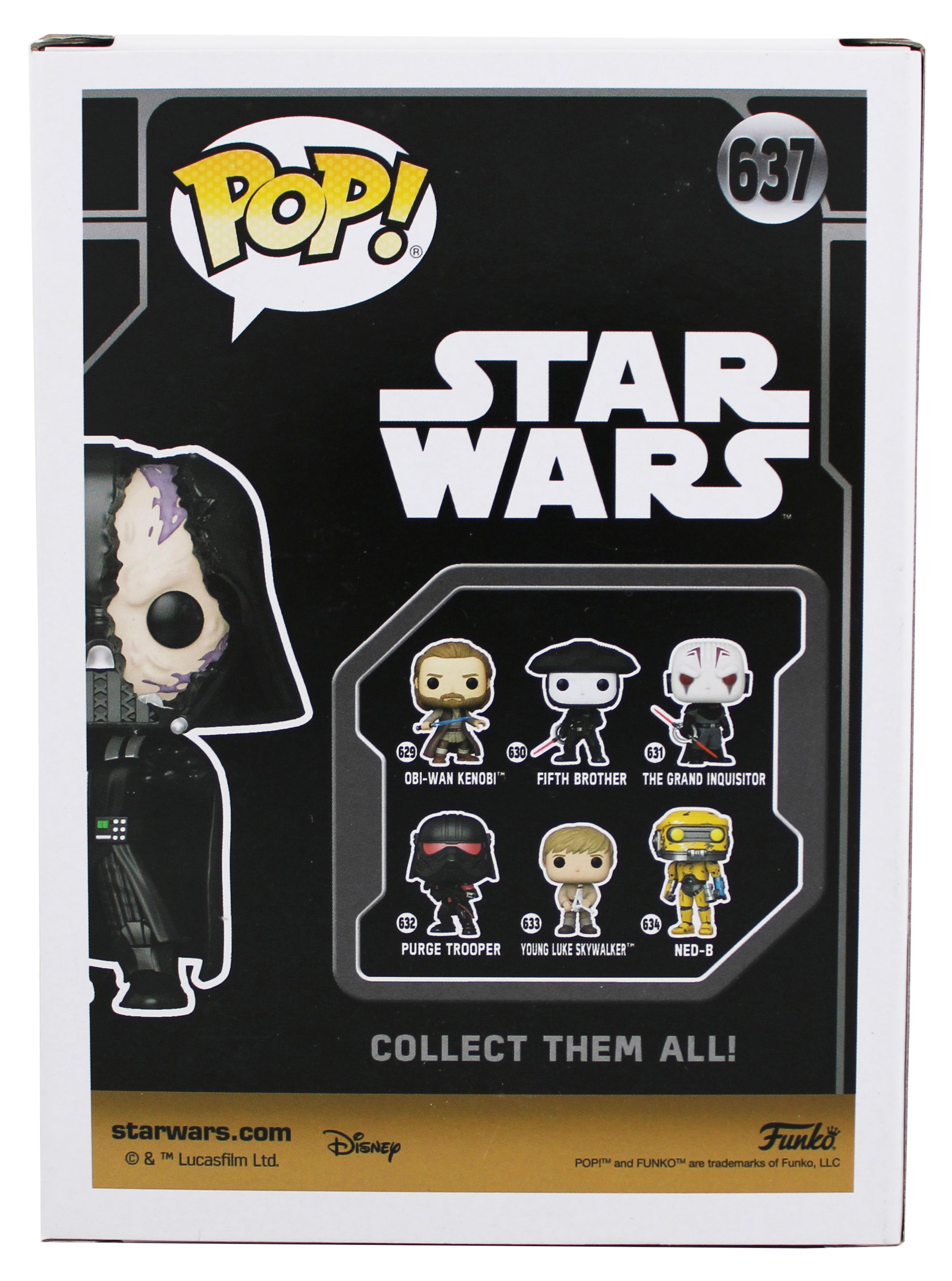 Hayden Christensen Star Wars "Darth Vader" Signed #637 Funko Pop Figure JSA