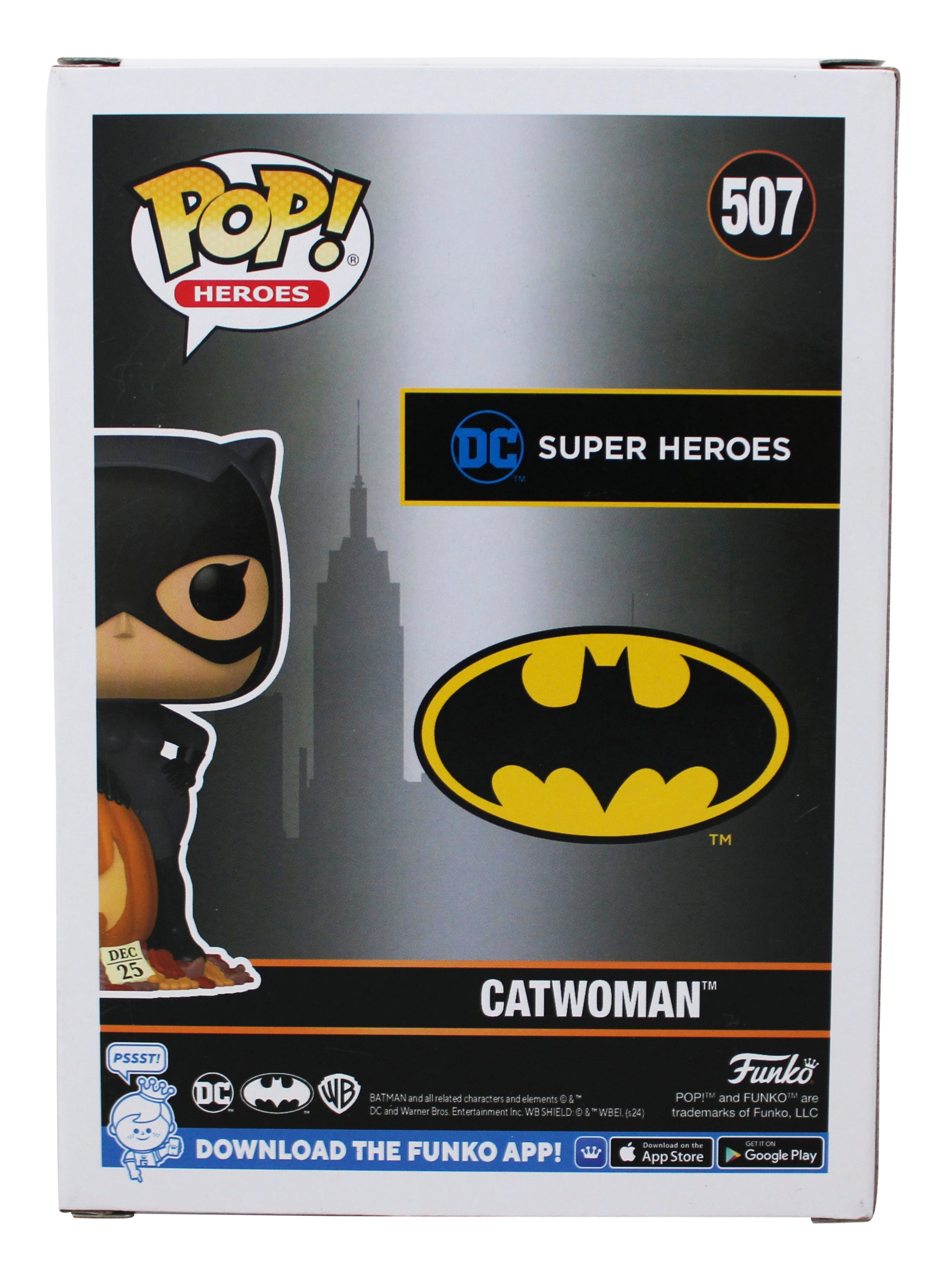 Halle Berry Catwoman Authentic Signed #507 Funko Pop Vinyl Figure BAS #BQ48495