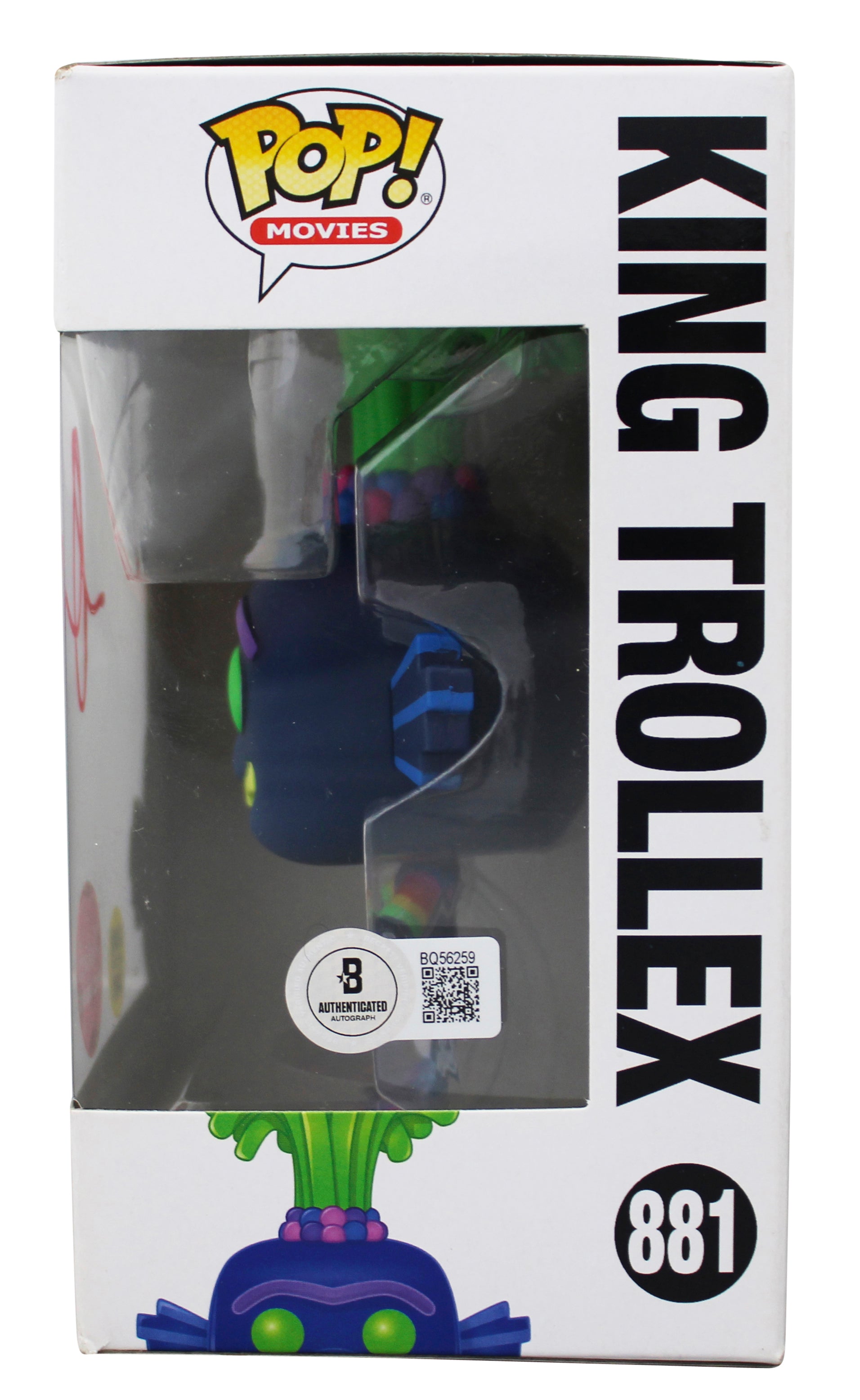 Anthony Ramos Trolls Signed King Trollex #881 Funko Pop Figure BAS #BQ56259