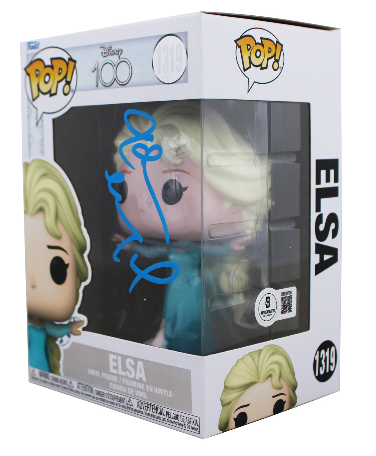 Idina Menzel Frozen Authentic Signed Elsa #1319 Funko Pop Vinyl Figure BAS