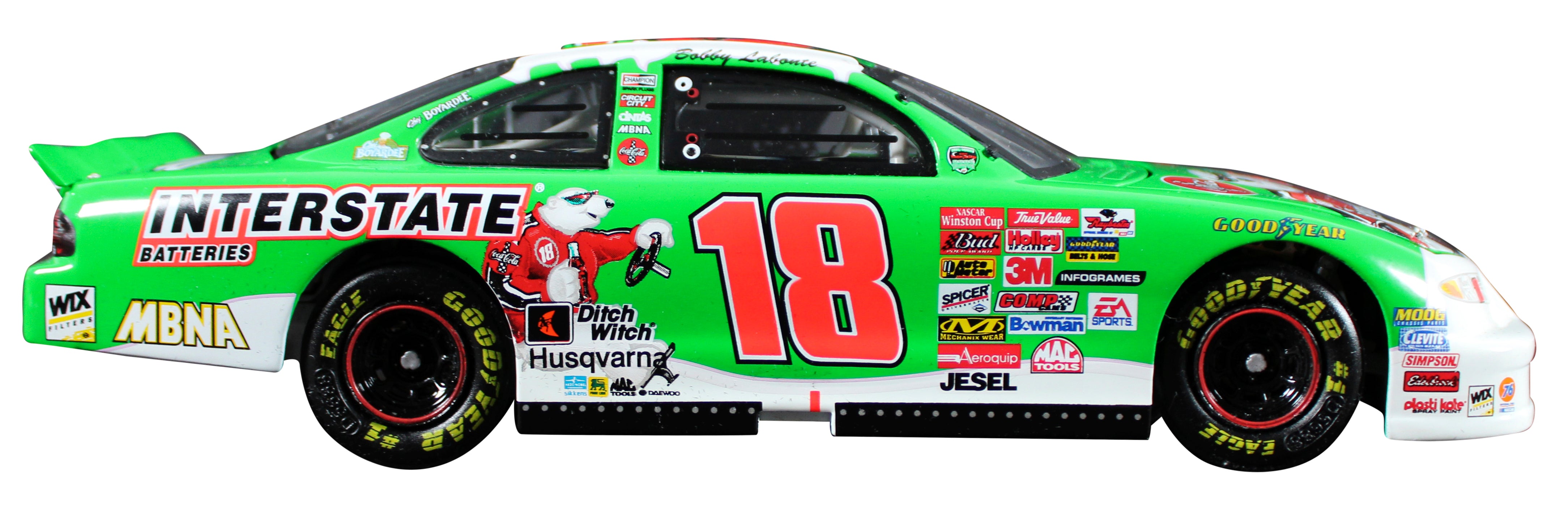 Bobby Labonte NASCAR Signed 2001 Grand Prix 1:24 Scale Die Cast Car BAS #BT57801
