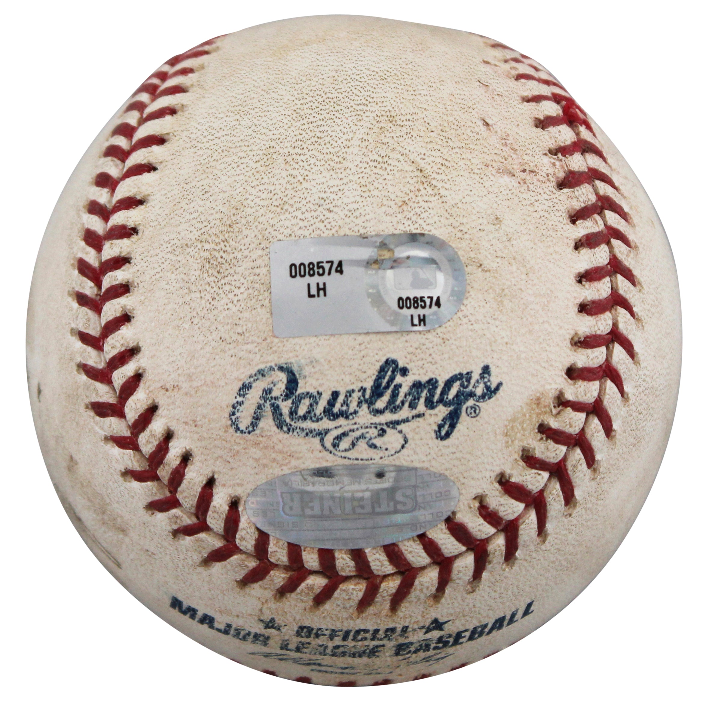 Yankees (3) Jeter, Rivera & Girardi Authentic Signed Game Used Baseball Steiner