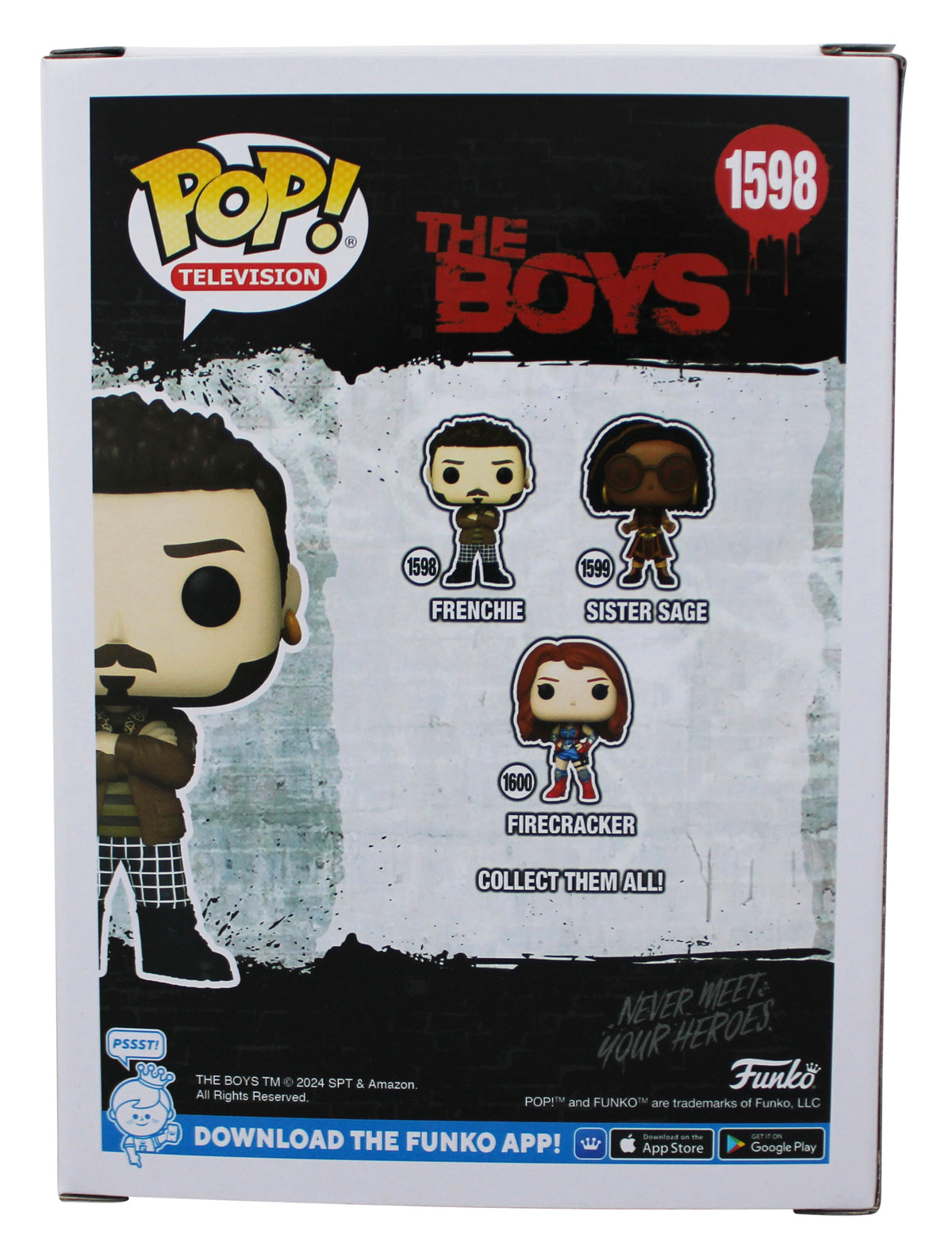 Tomer Capone The Boys Signed Frenchie #1598 Funko Pop Vinyl Figure JSA #AW31988