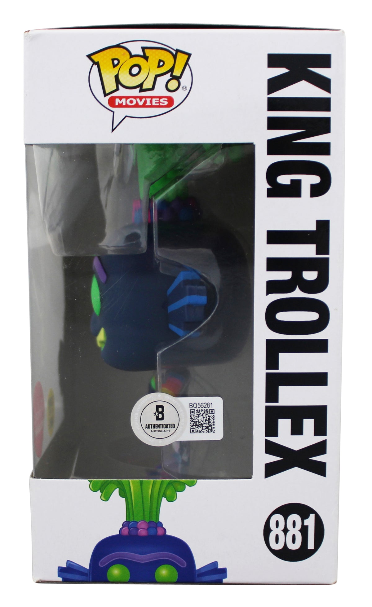 Anthony Ramos Trolls Signed King Trollex #881 Funko Pop Figure BAS #BQ56281