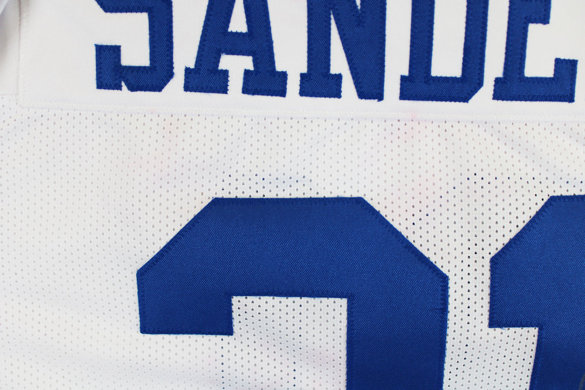 Deion Sanders Authentic Signed White Pro Style Jersey BAS Witnessed #1W995758