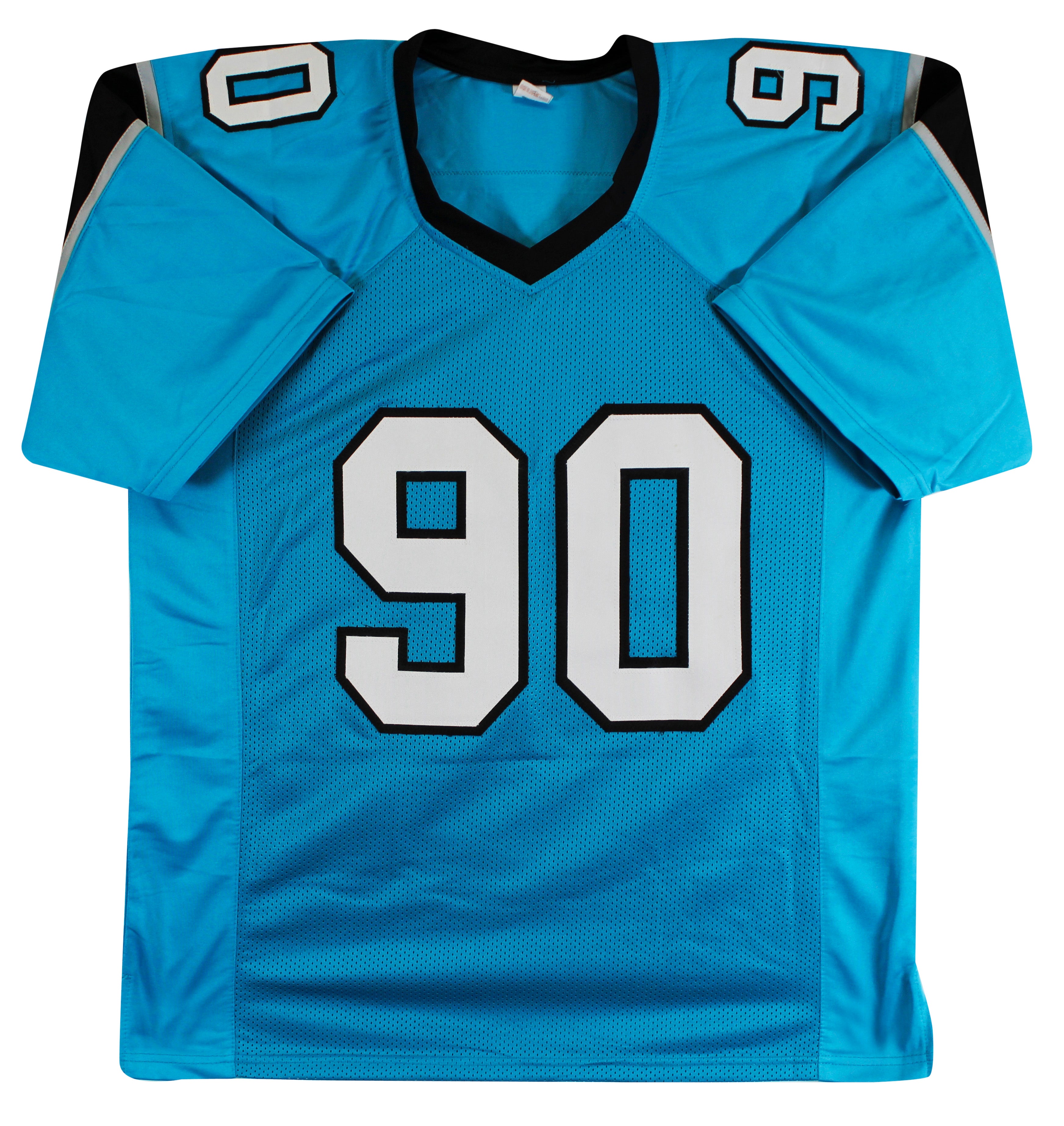 Julius Peppers "HOF 2024, 2002 DROY" Signed Teal Pro Style Jersey BAS Witnessed