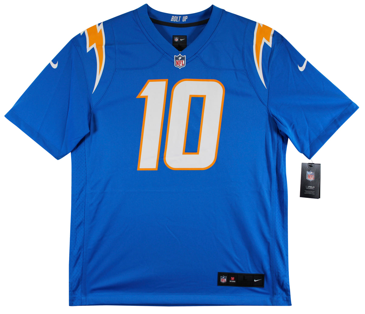 Chargers Justin Herbert Authentic Signed Powder Blue Nike Game Jersey Fanatics