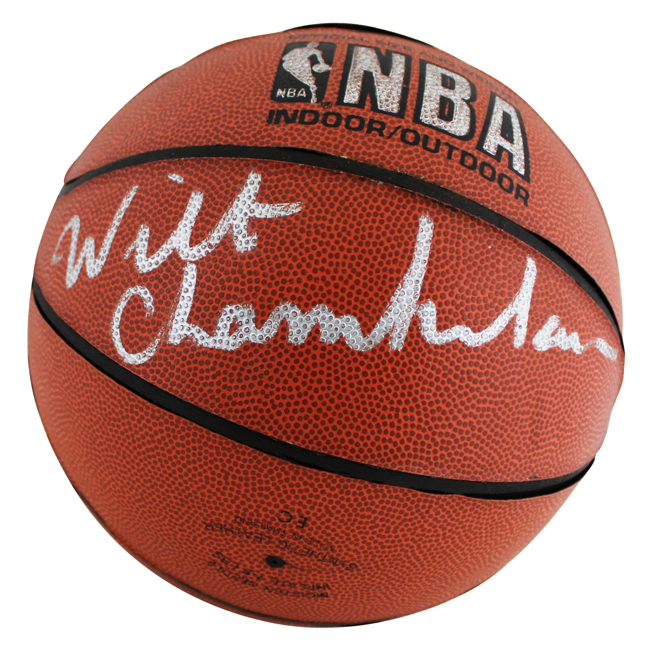 Lakers Wilt Chamberlain Authentic Signed Spalding Basketball PSA/DNA #AM40460