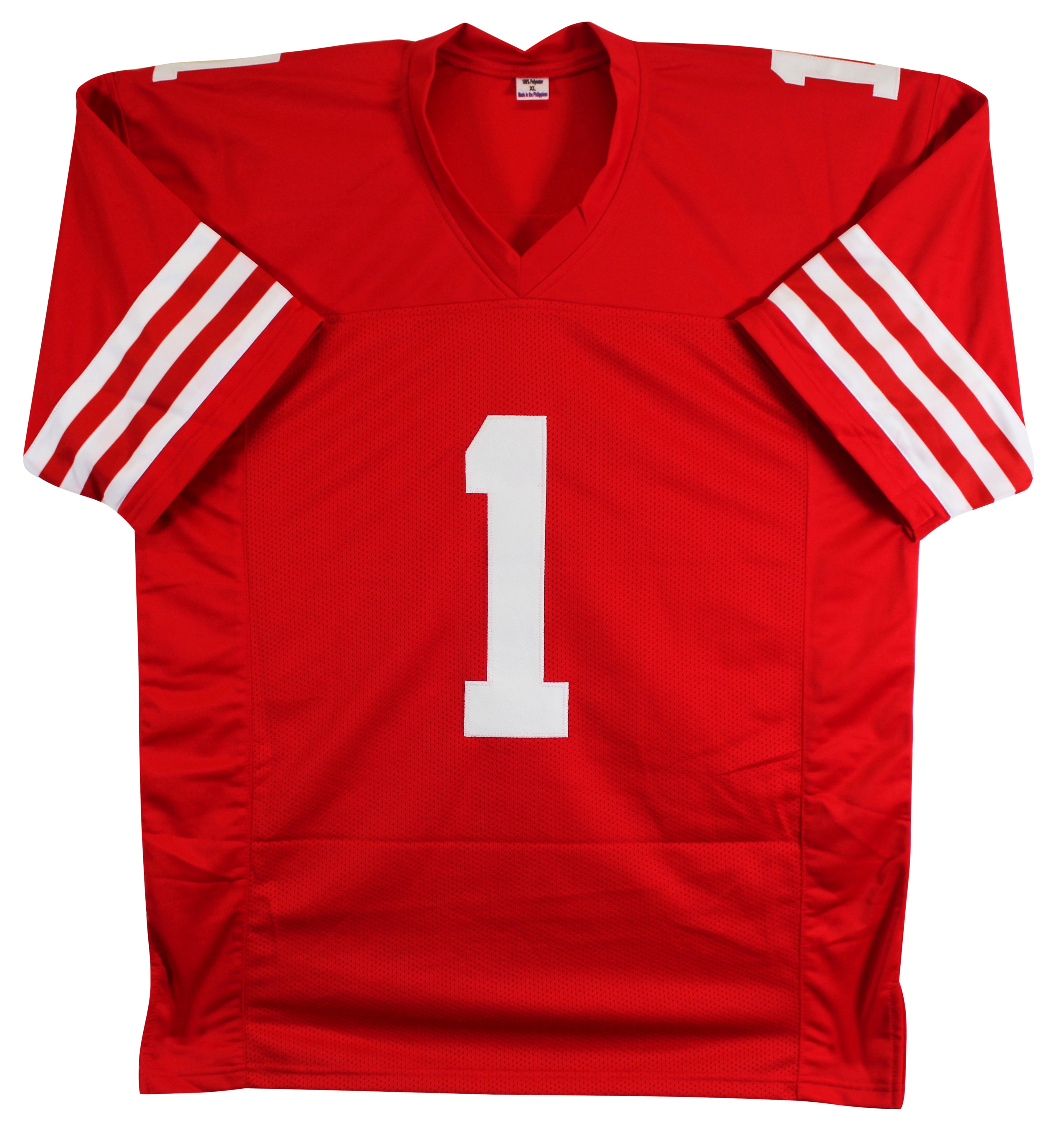 Deebo Samuel Authentic Signed Red Pro Style Jersey Autographed JSA #AT75698
