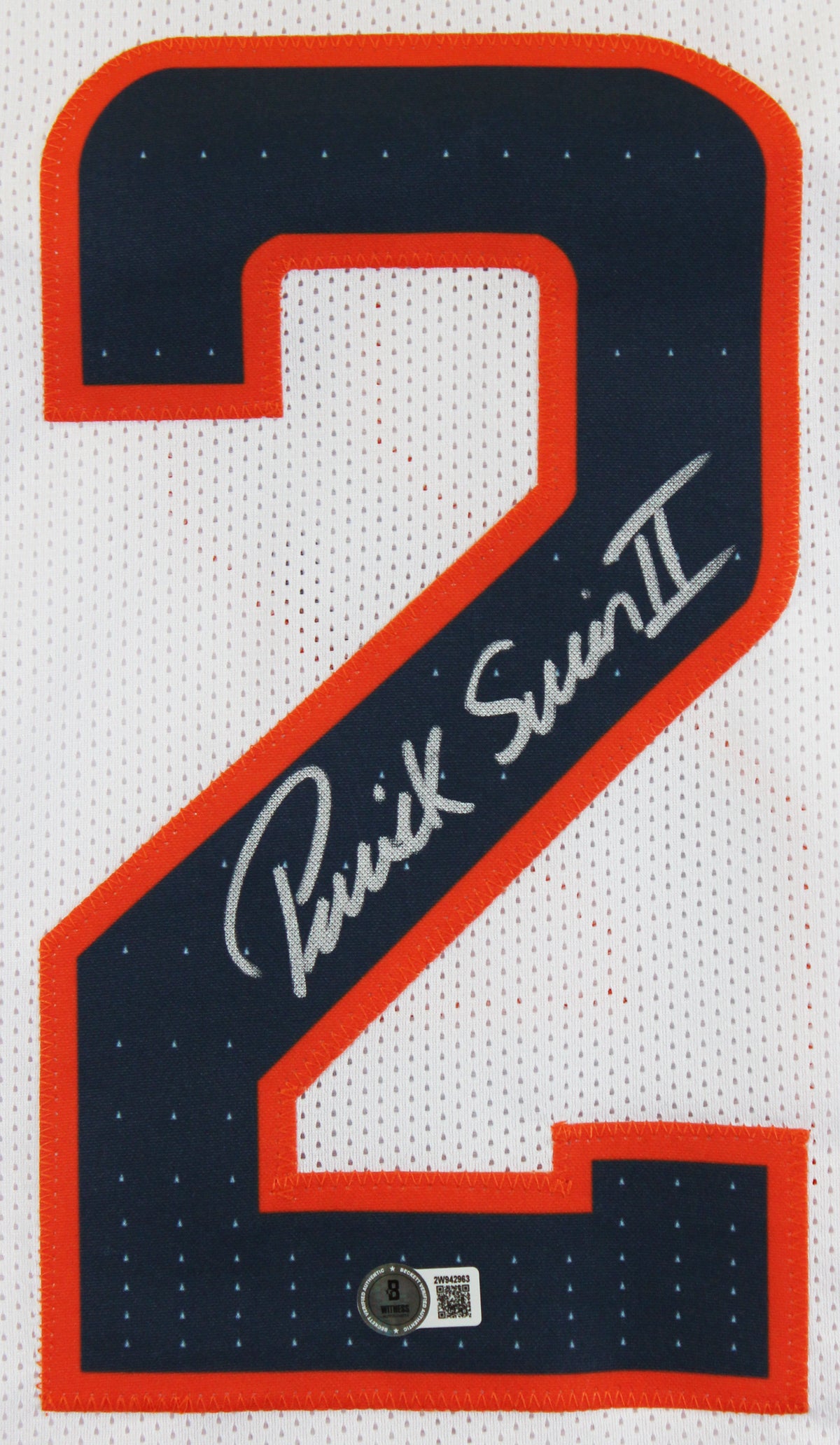 Patrick Surtain II Authentic Signed White Pro Style Jersey BAS Witnessed