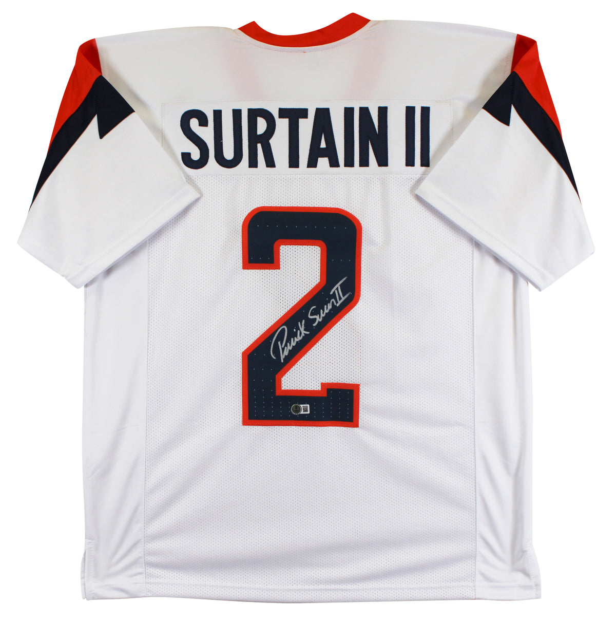 Patrick Surtain II Authentic Signed White Pro Style Jersey BAS Witnessed