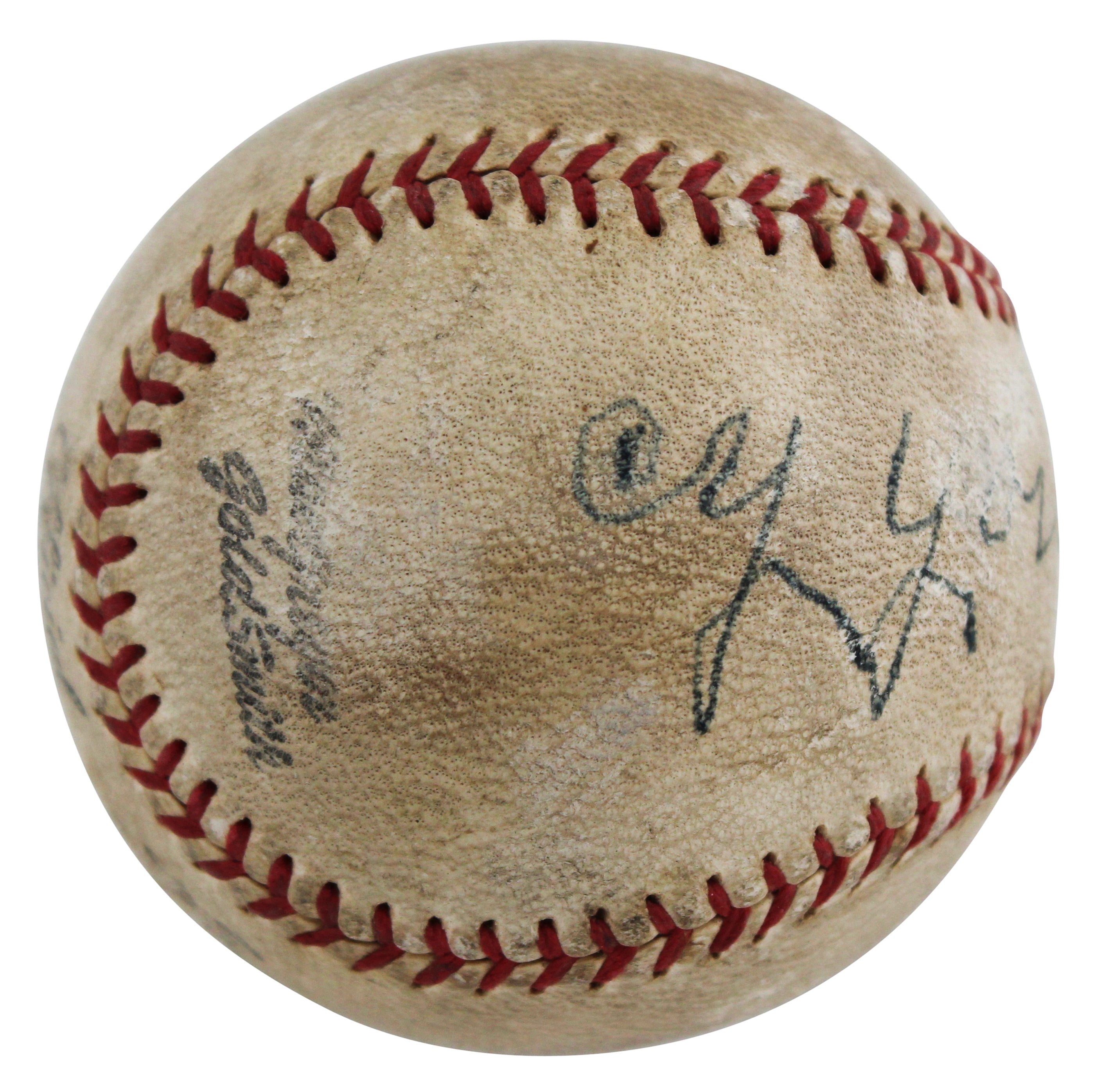 Cy Young Authentic Signed Official Interstate League Baseball BAS #AE41576