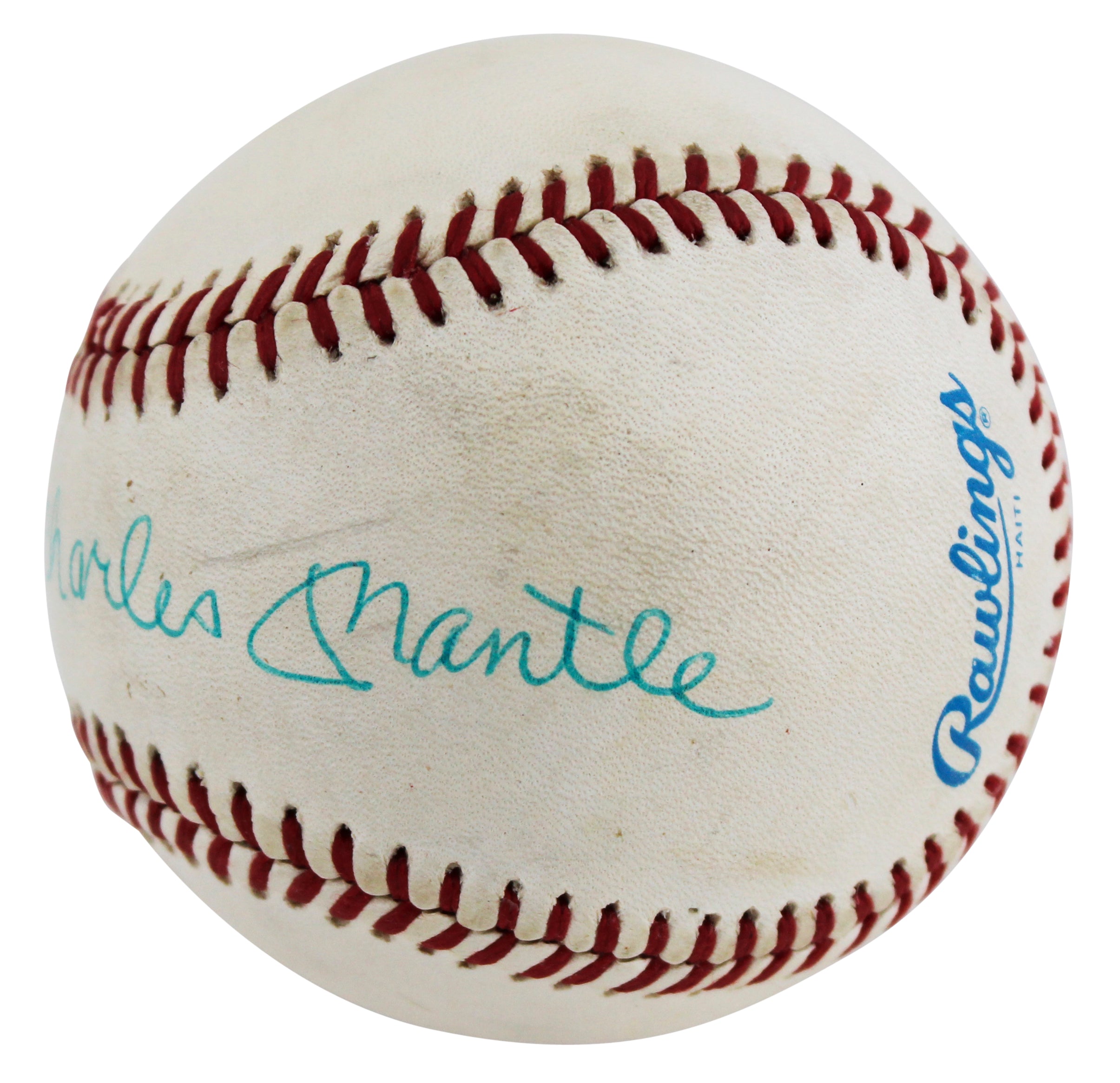 Yankees Mickey Charles Mantle Authentic Signed Oal Baseball PSA & BAS LOAs