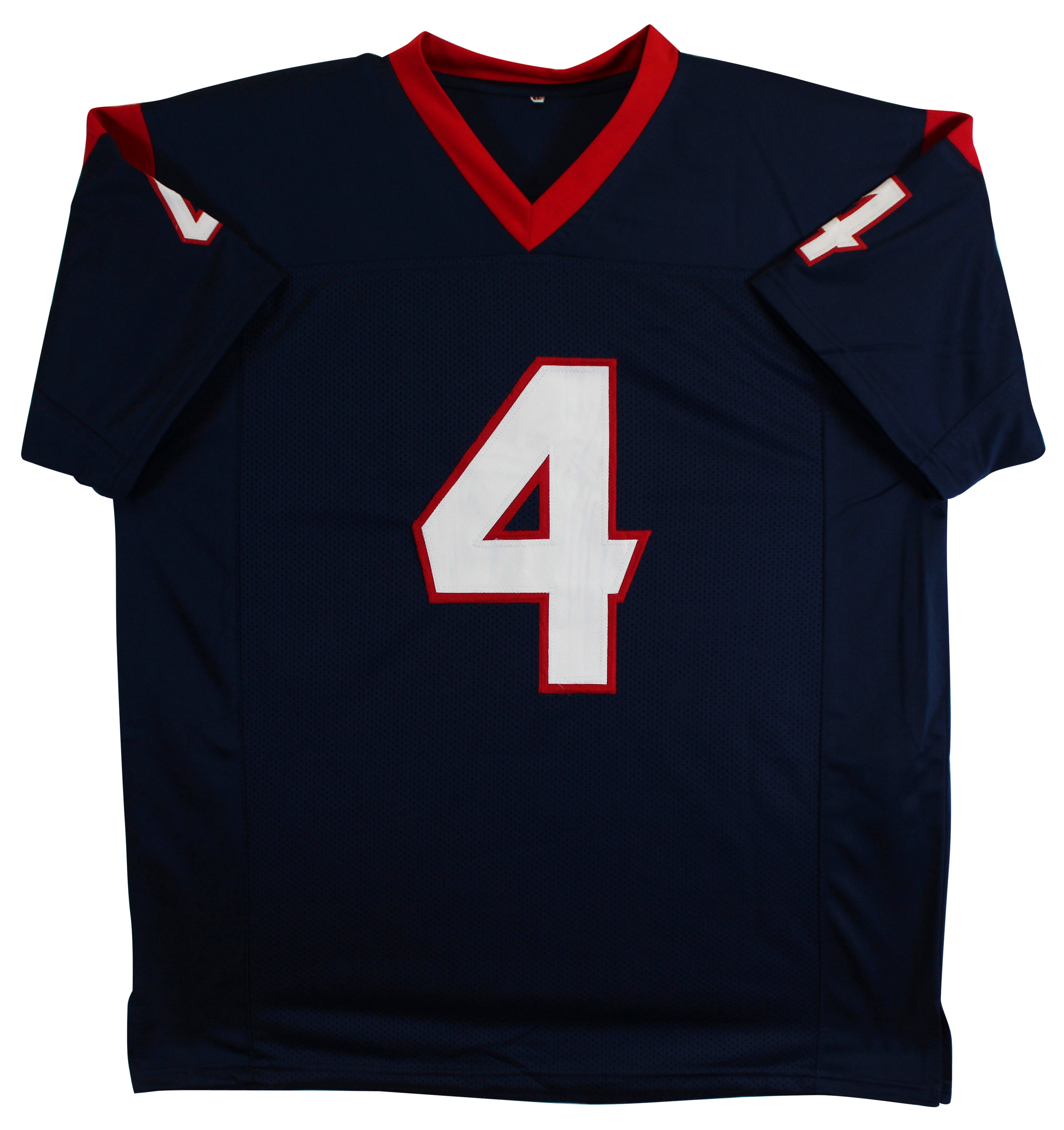 Deshaun Watson Authentic Signed Navy Pro Style Jersey BAS Witnessed #WC03987