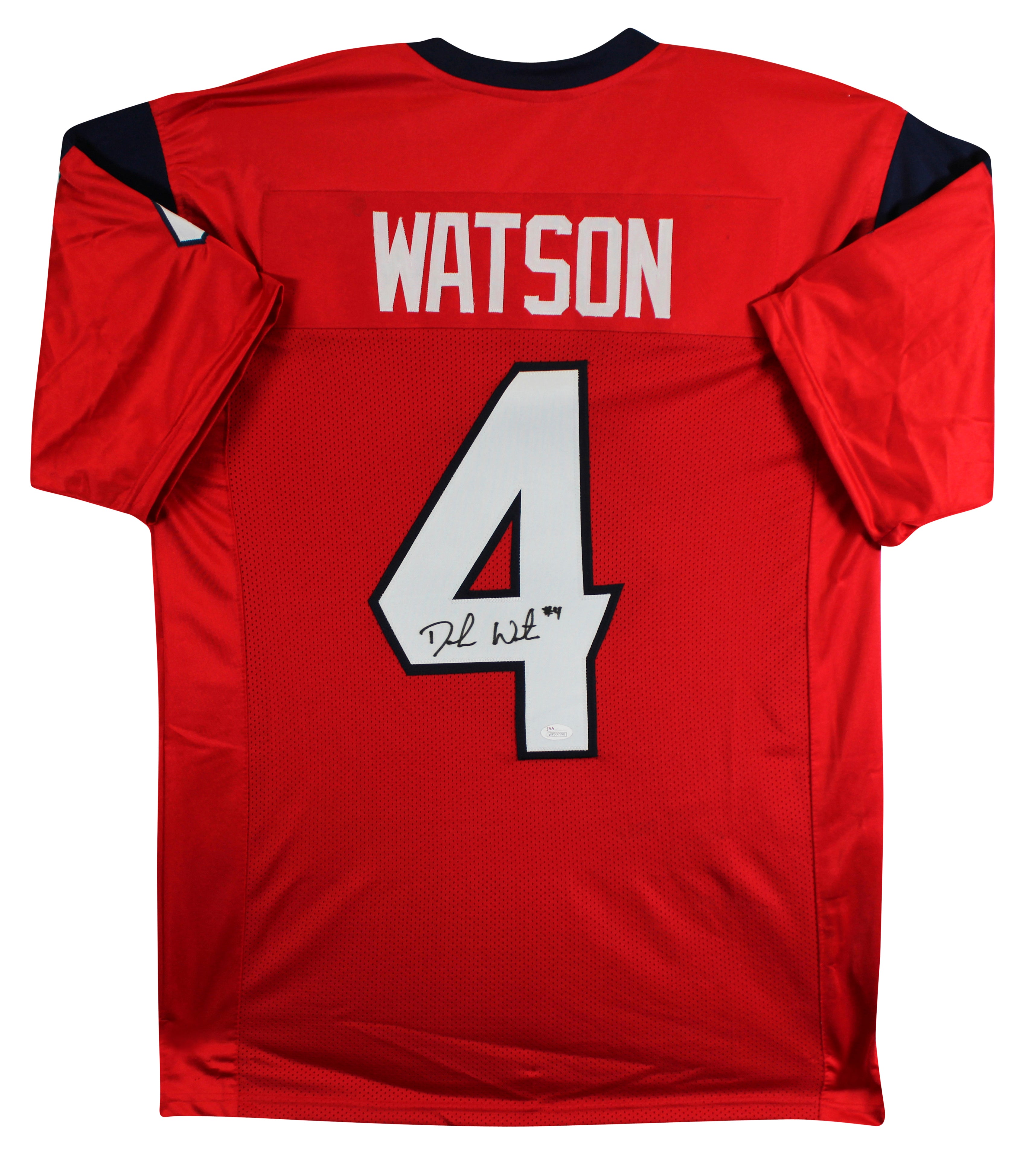 Deshawn Watson Authentic Signed Red Pro Style Jersey Autographed JSA #WP360590