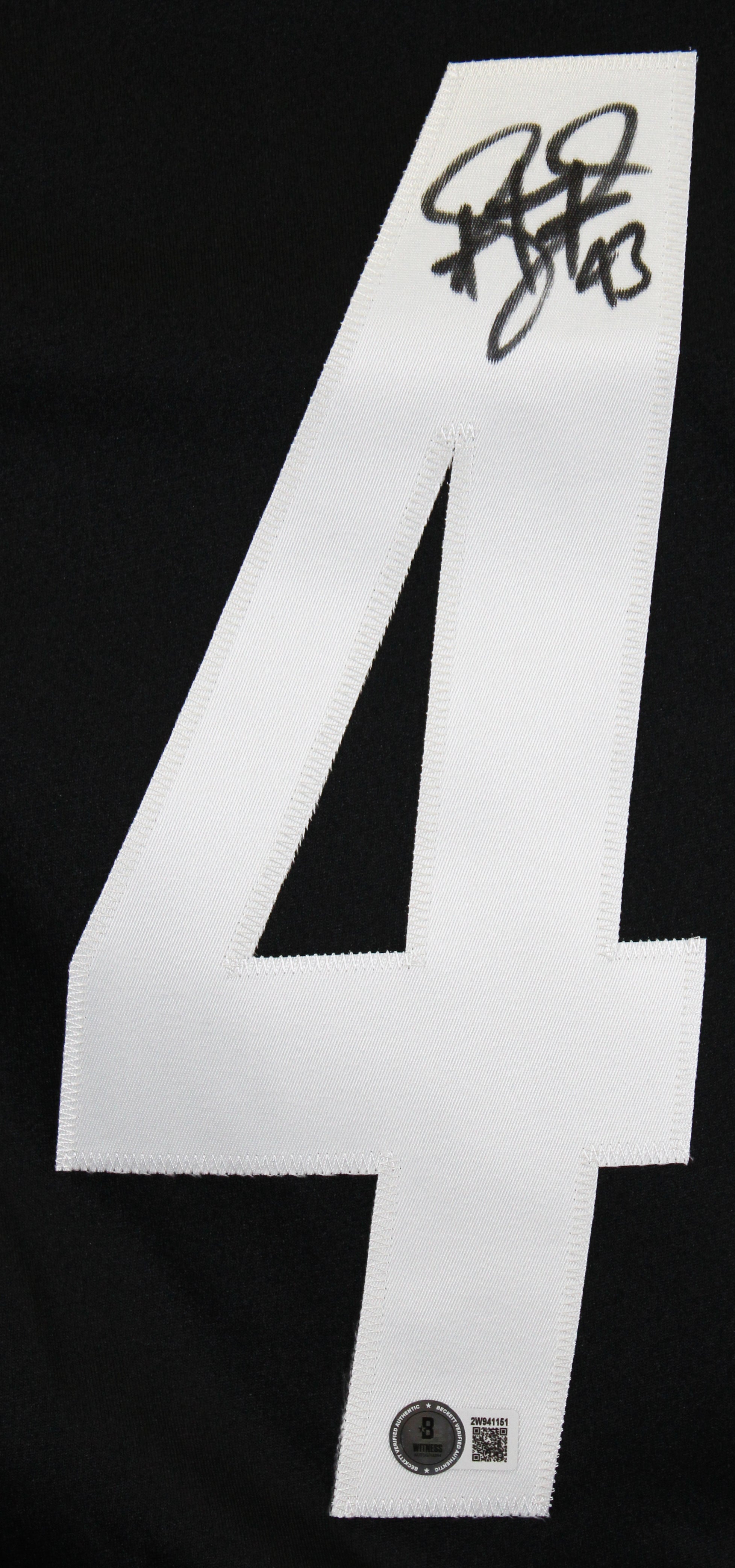 Steelers Troy Polamalu Authentic Signed Black Nike Limited Jersey BAS Witnessed