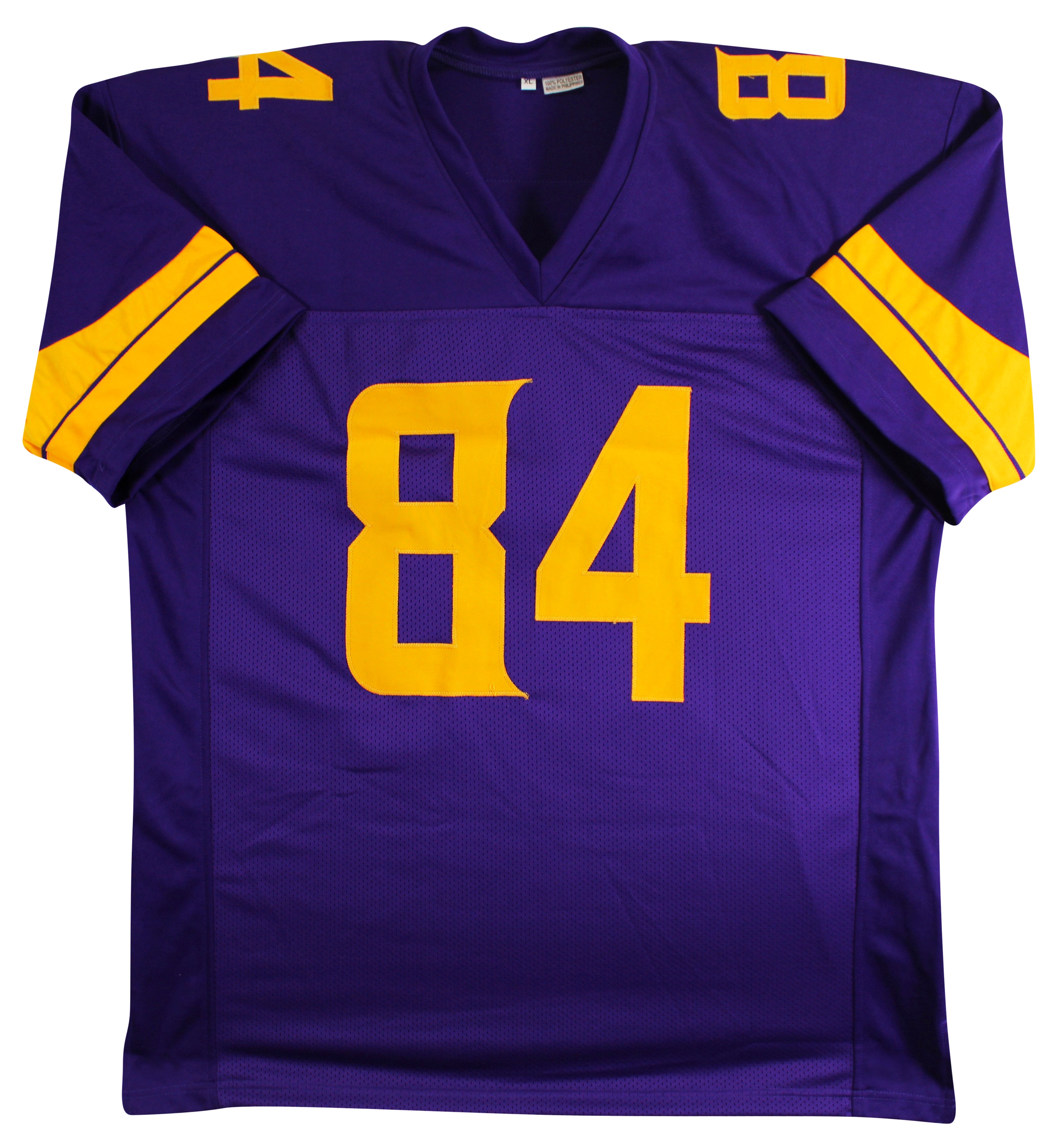 Irv Smith Jr. "Straight Respect Homie" Signed Purple Pro Style Jersey BAS Wit