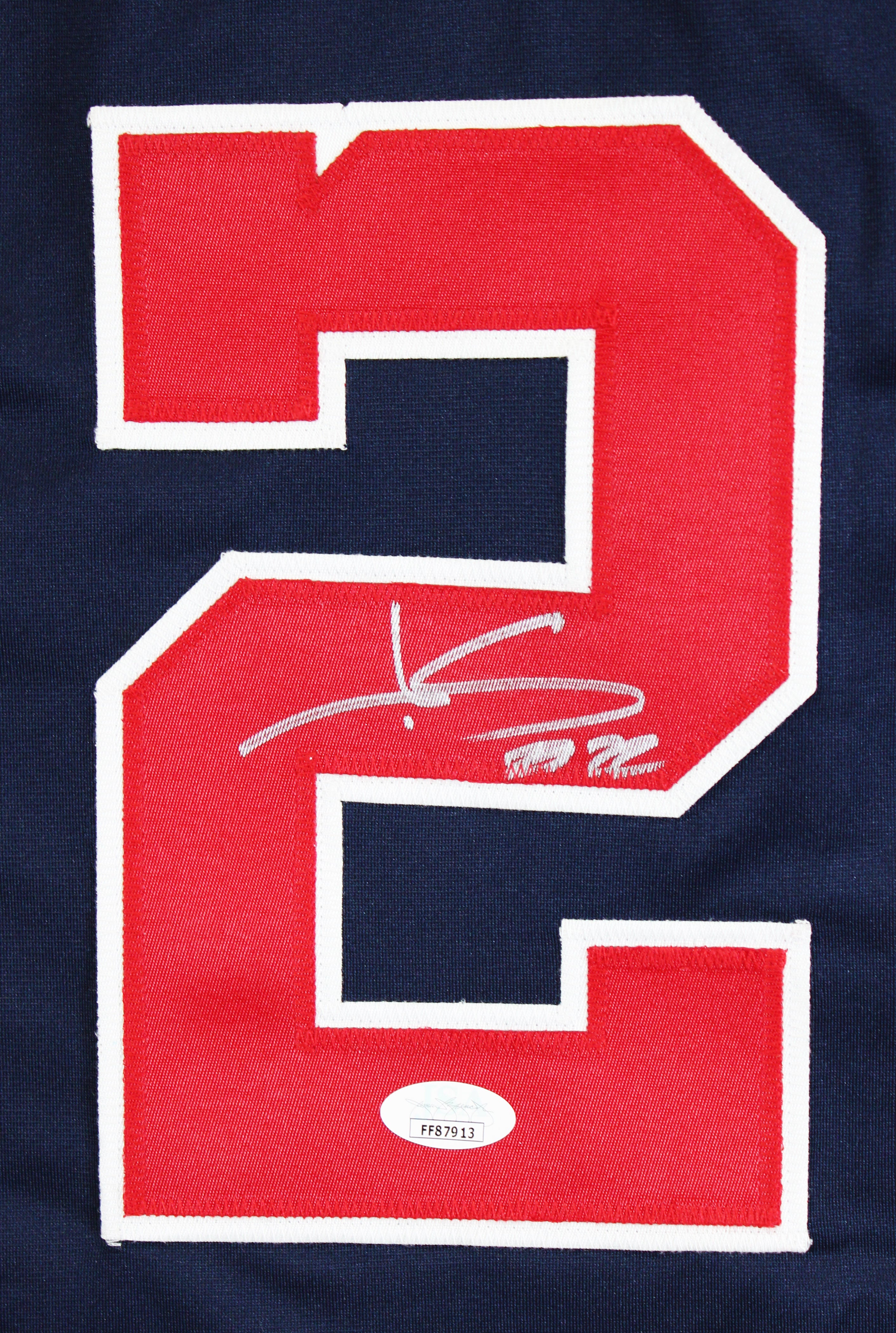 Juan Soto Authentic Signed Navy Pro Style Jersey Autographed JSA #FF87913
