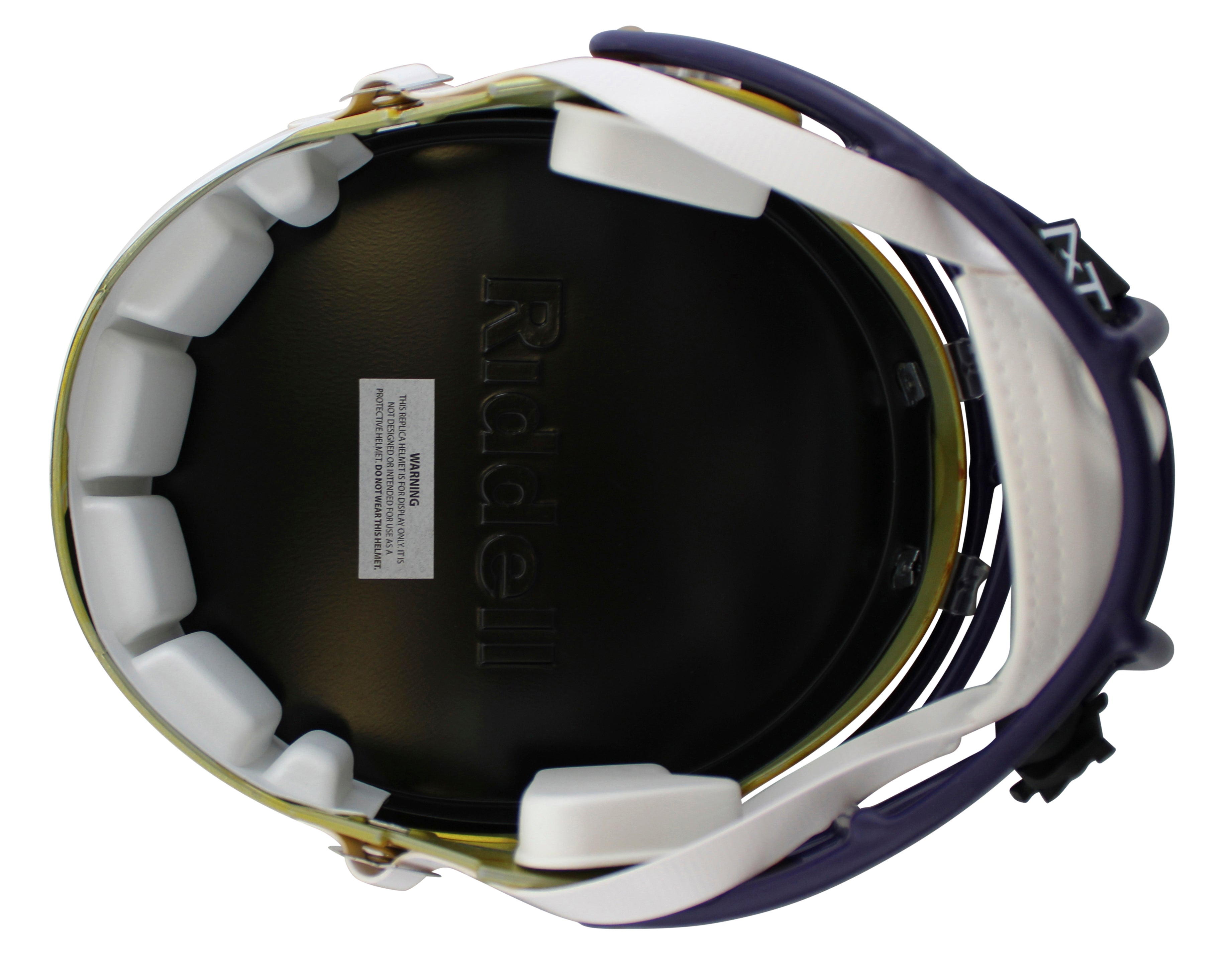 Vikings Adrian Peterson Signed Flash Full Size Speed Rep Helmet BAS Wit #WS10347