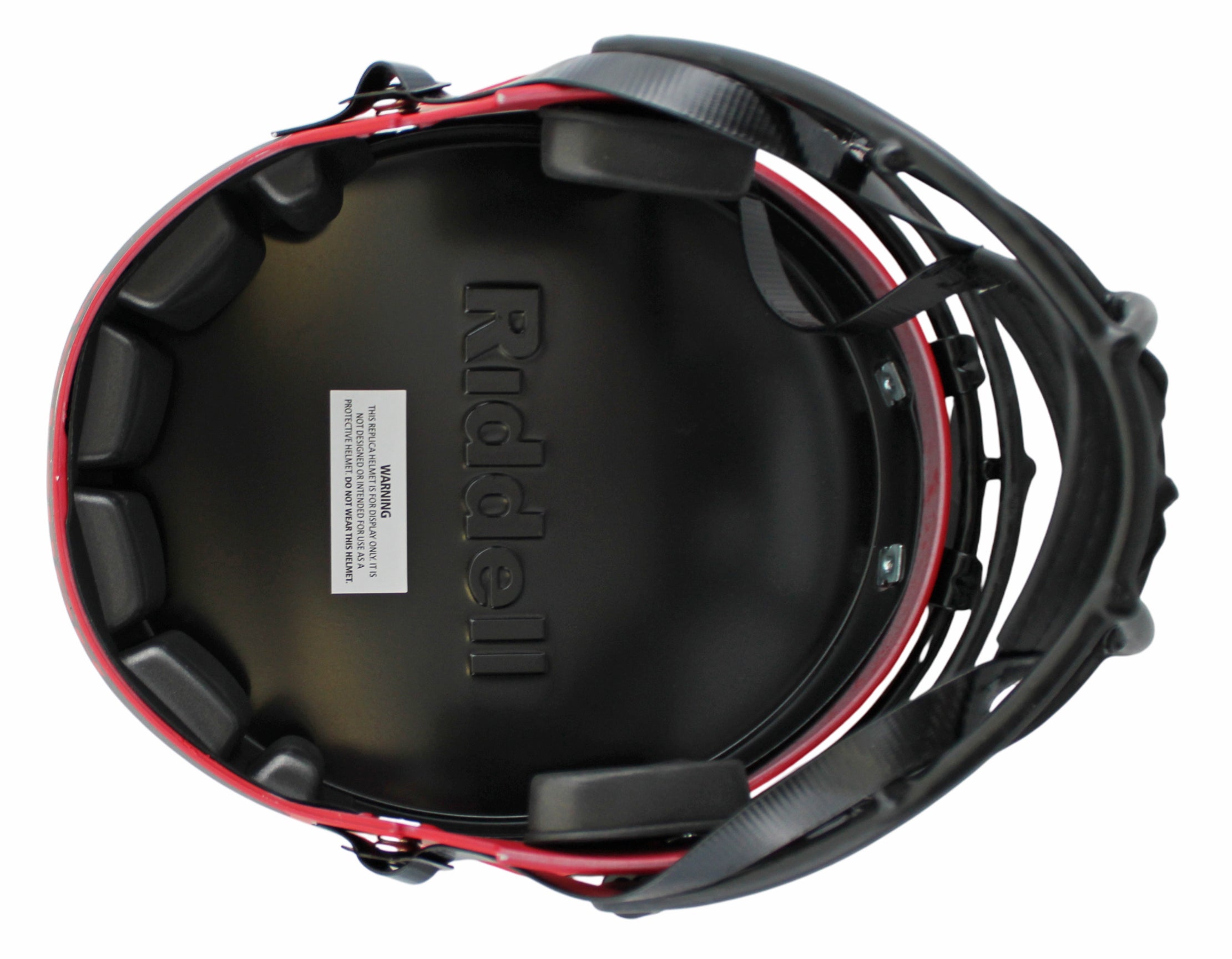 Texans Azeez Al-Shaair Signed Rave Full Size Speed Rep Helmet W/ Case BAS Wit