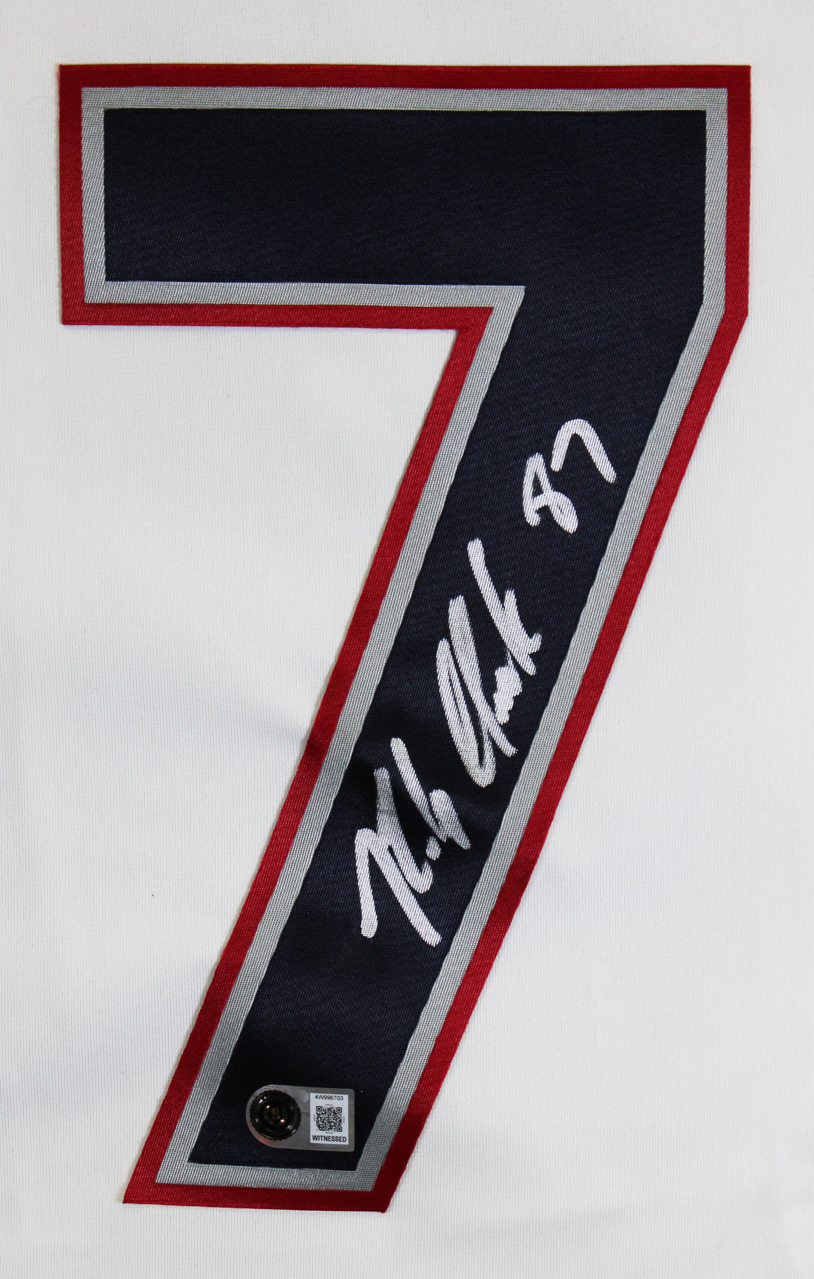 Patriots Rob Gronkowski Signed White 2020 Nike Limited Jersey BAS Witnessed