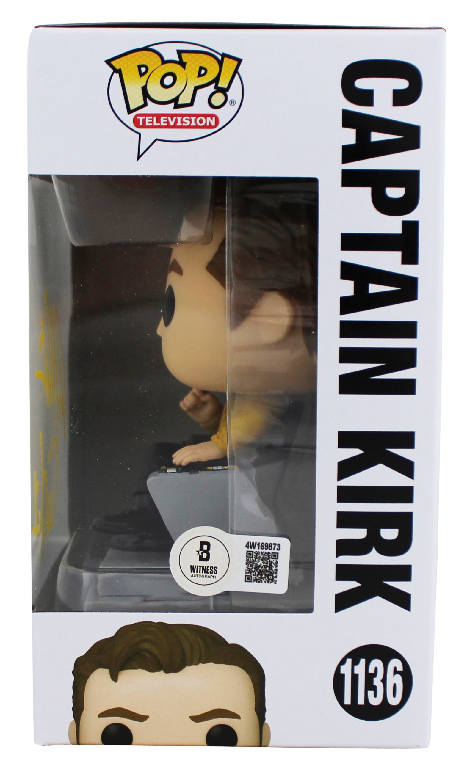 William Shatner Star Trek "Captain Kirk" Signed #1136 Funko Pop Figure BAS Wit