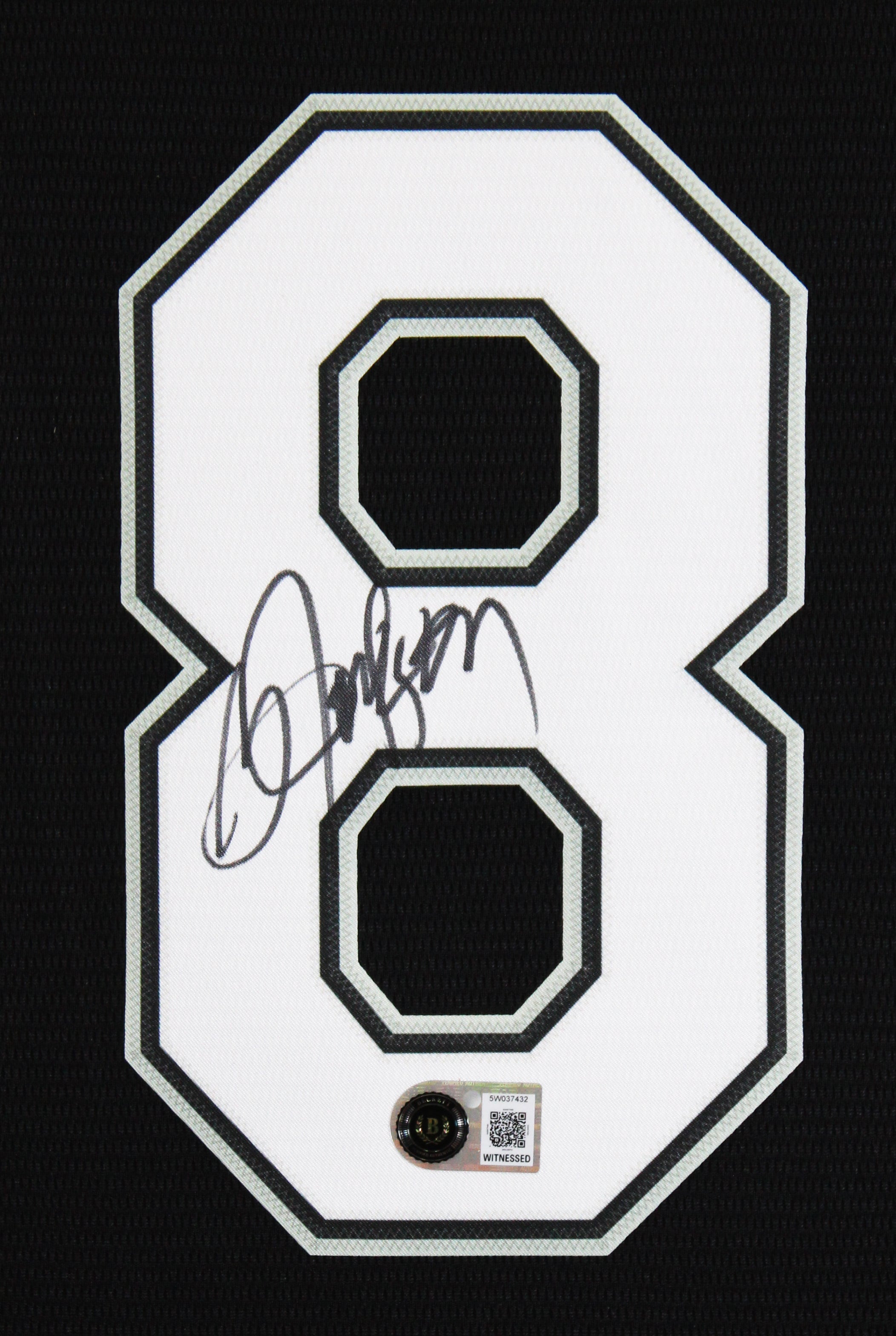 White Sox Bo Jackson Authentic Signed Black Nike Jersey BAS Witnessed