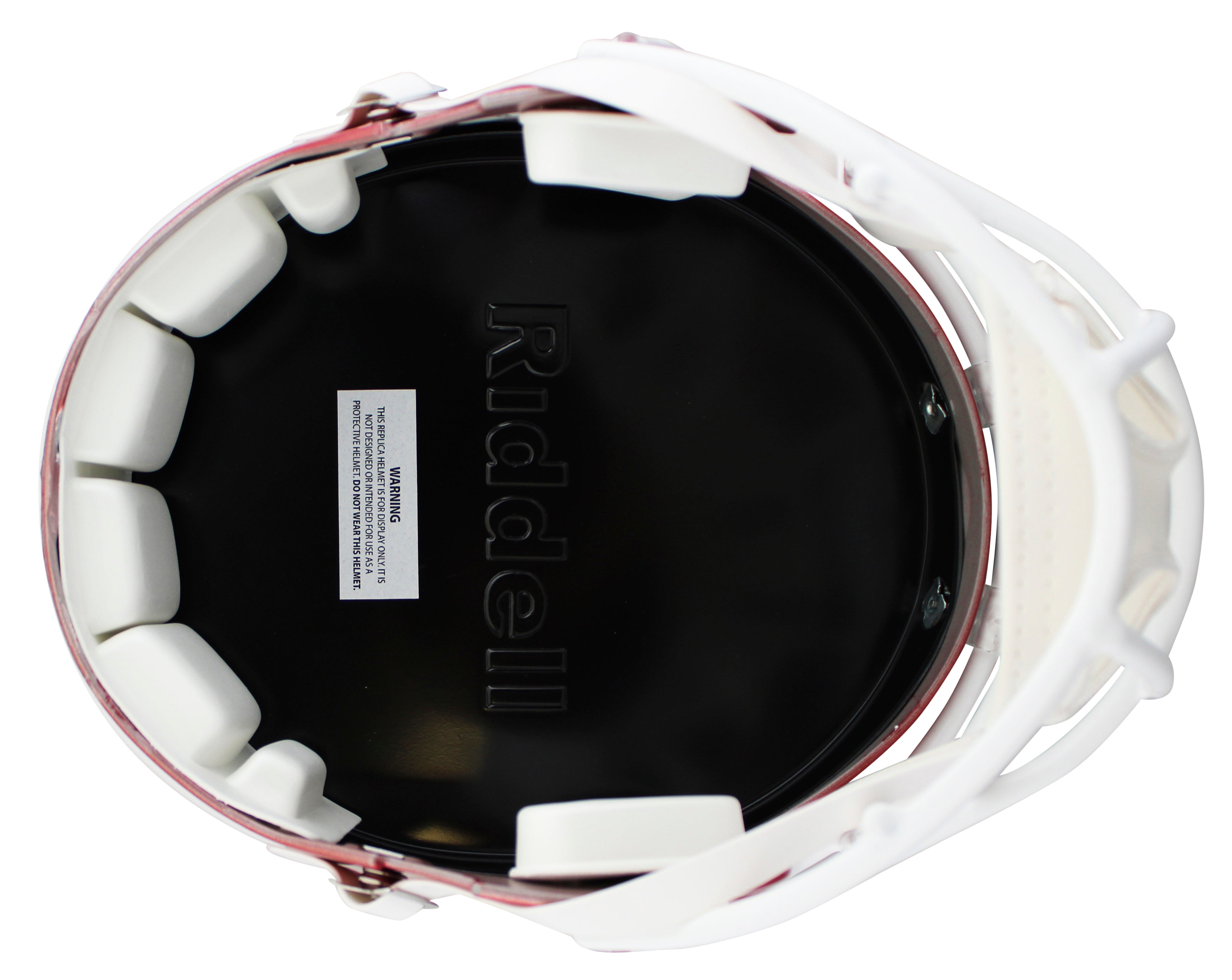 Georgia Hines Ward Signed Flash Full Size Speed Rep Helmet BAS Witnessed