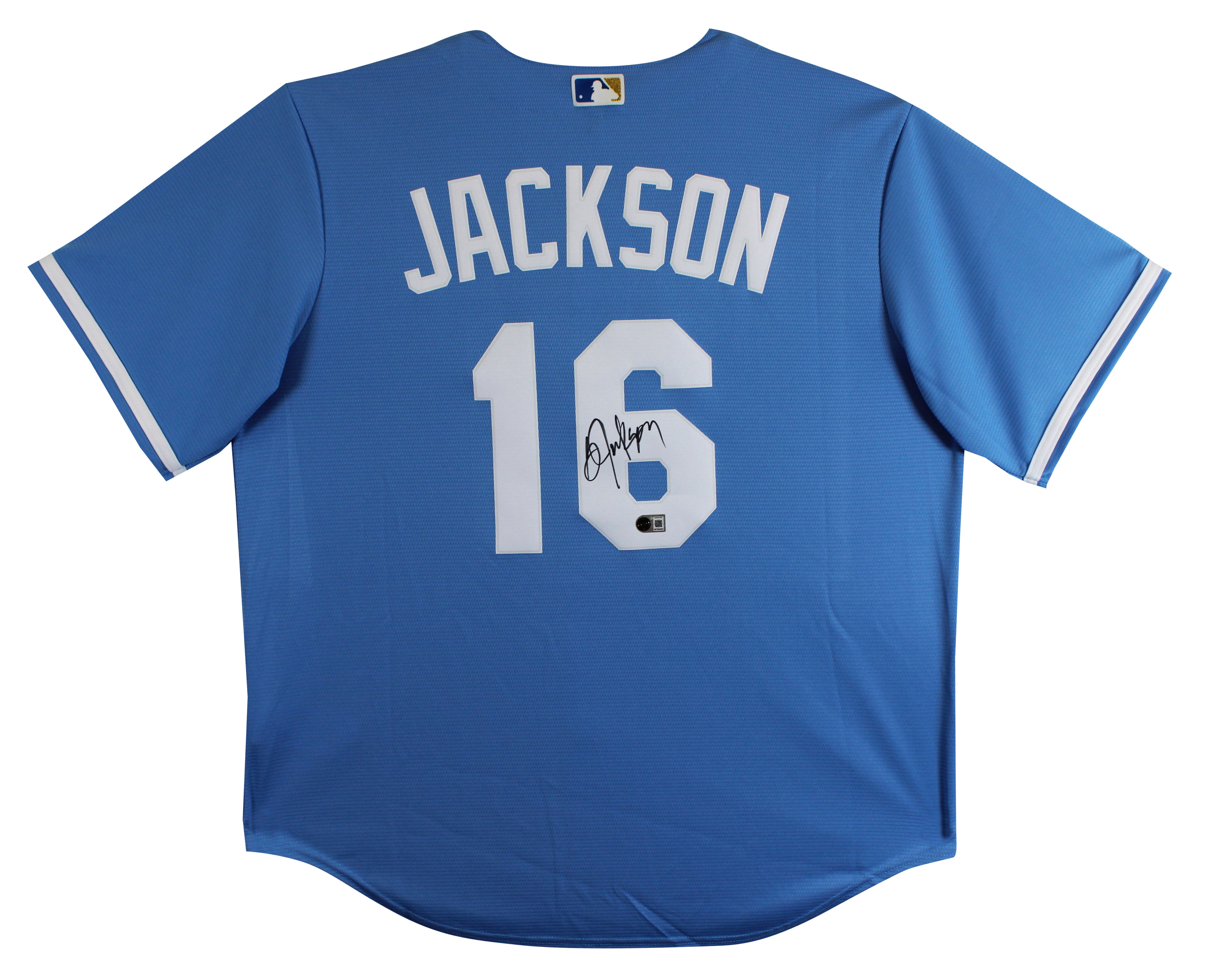 Royals Bo Jackson Authentic Signed Blue Nike Jersey Autographed BAS Witnessed