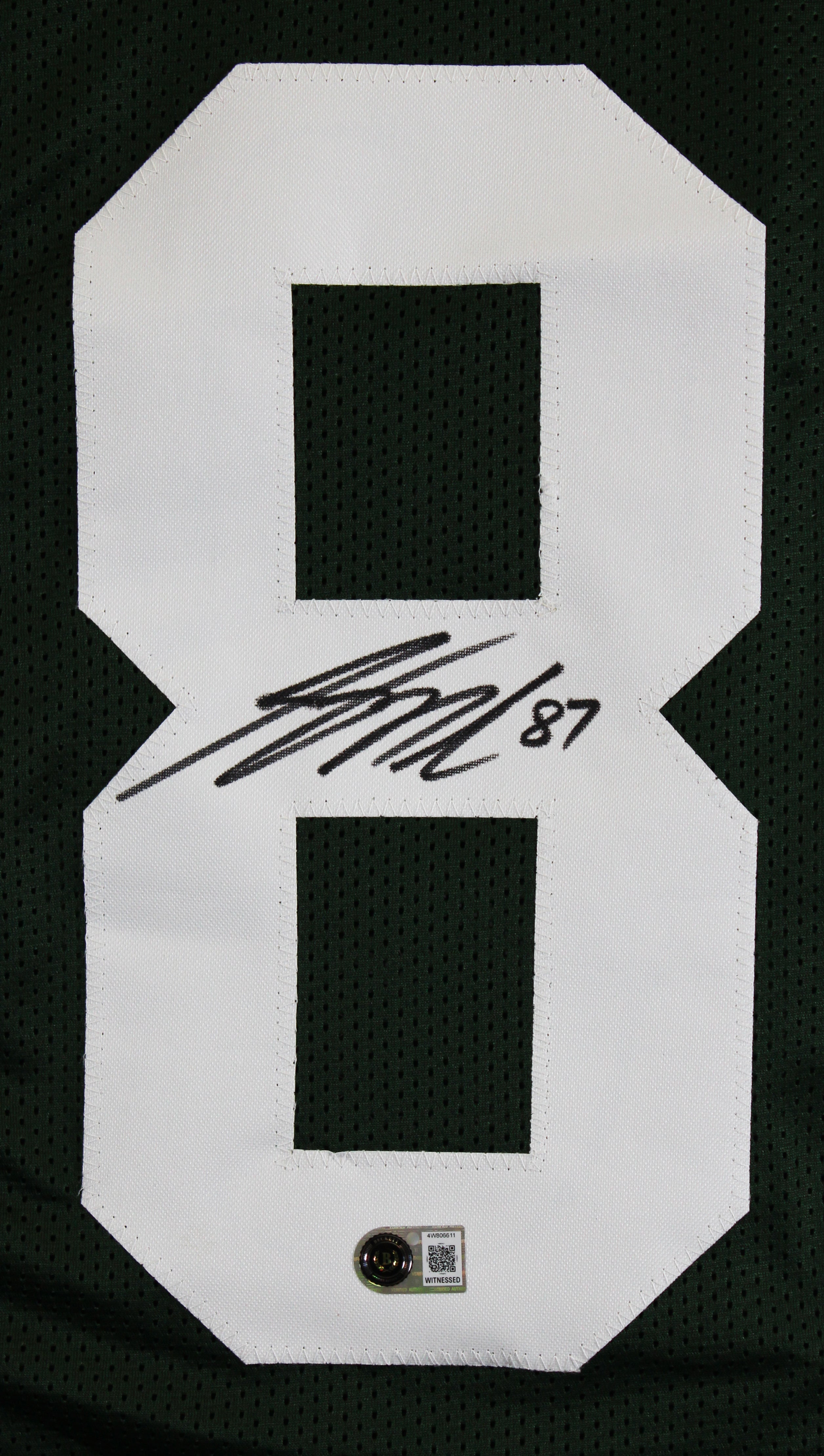 Jordy Nelson Authentic Signed Green Pro Style Jersey Autographed BAS Witnessed 2