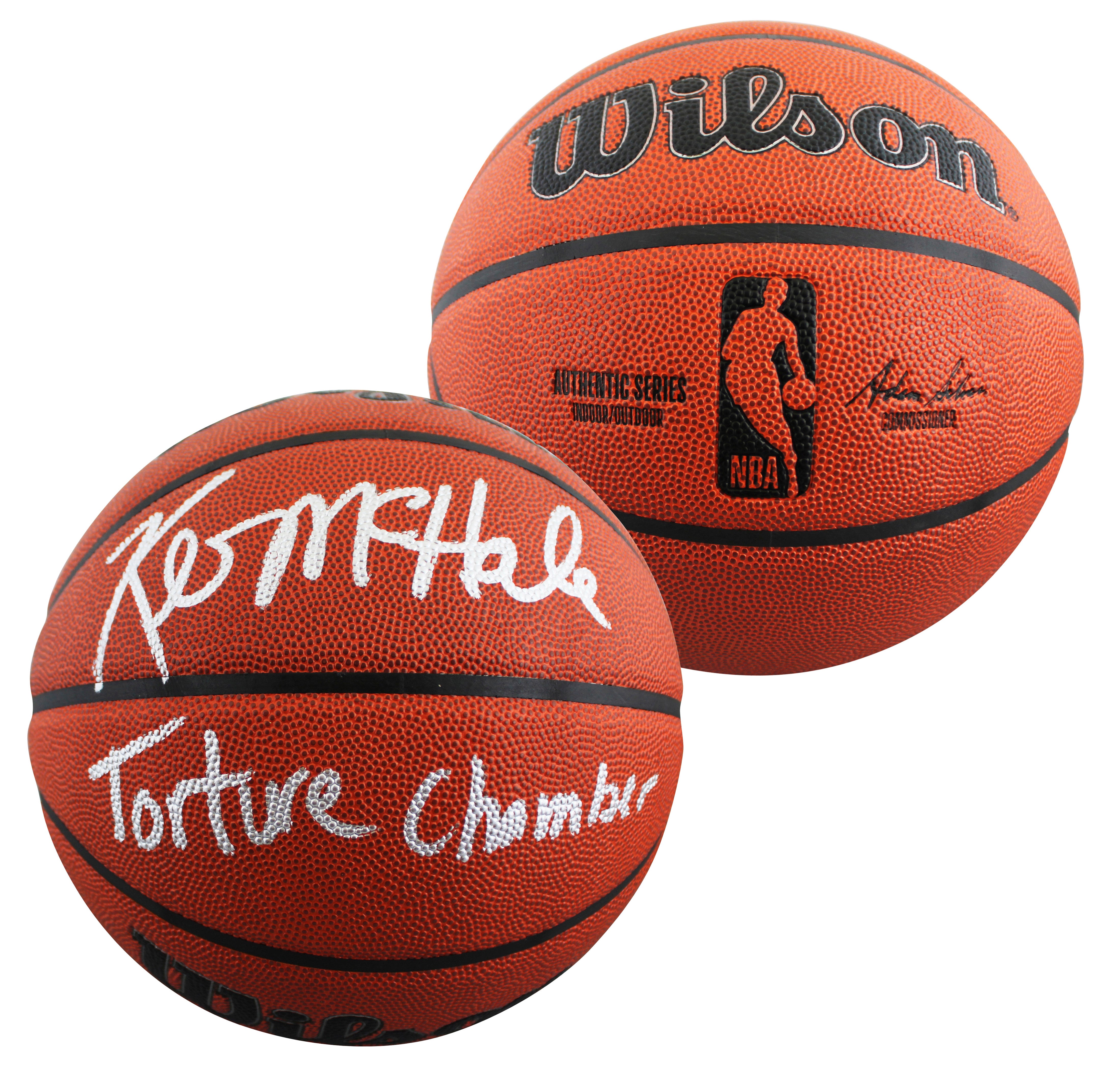Celtics Kevin McHale "Torture Chamber" Signed Wilson Basketball W/ Case BAS Wit