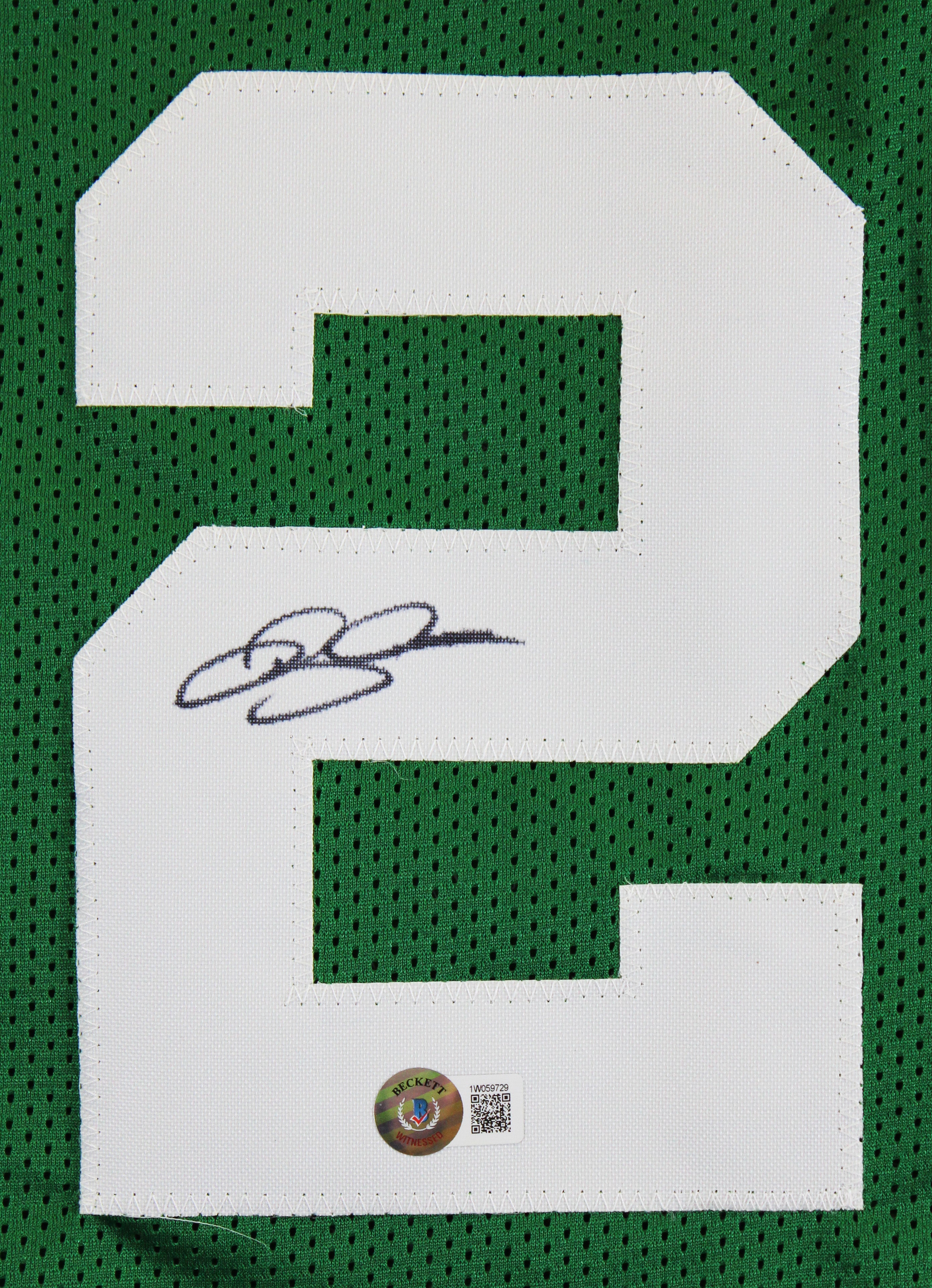 Ray Allen Authentic Signed Green Pro Style Jersey Autographed BAS Witnessed
