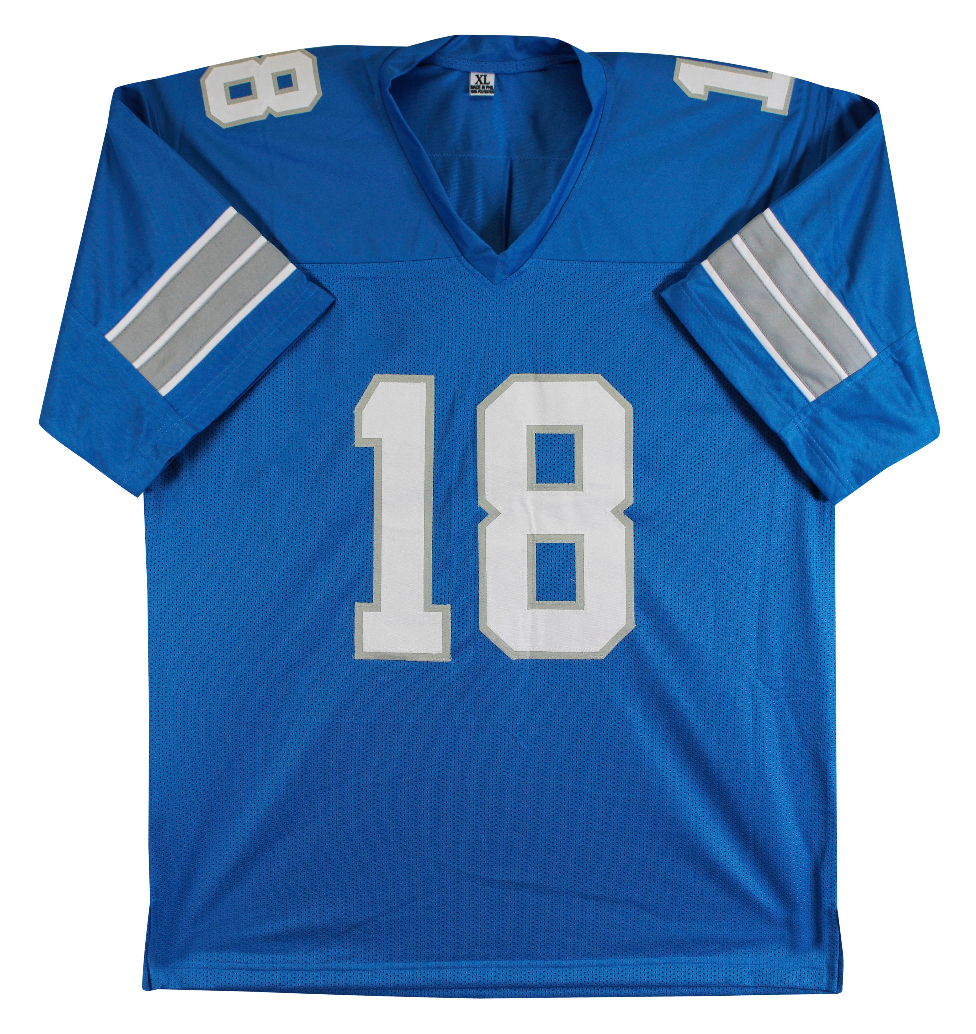 Isaac TeSlaa Authentic Signed Blue Pro Style Jersey Autographed BAS Witnessed