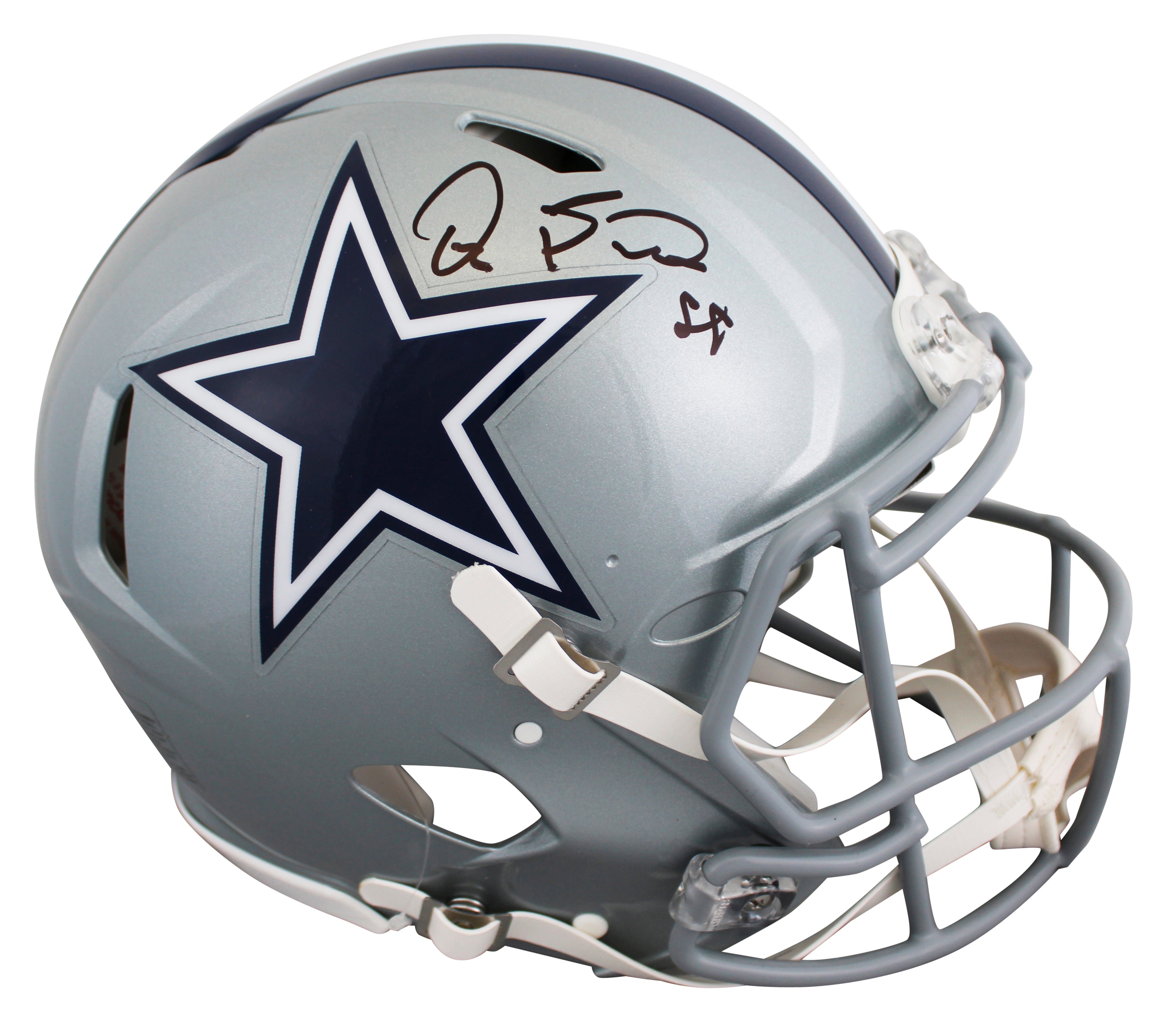 Cowboys Dez Bryant Signed Full Size Speed Proline Helmet W/ Case BAS Witnessed