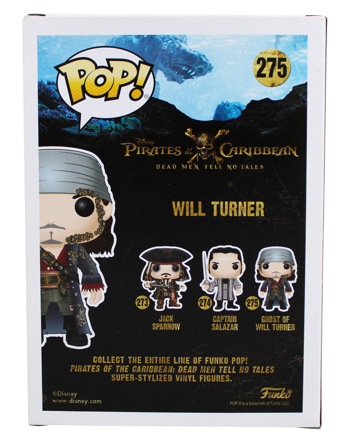 Orlando Bloom Pirates Of The Caribbean Signed #275 Funko Pop Figure BAS #WL59442