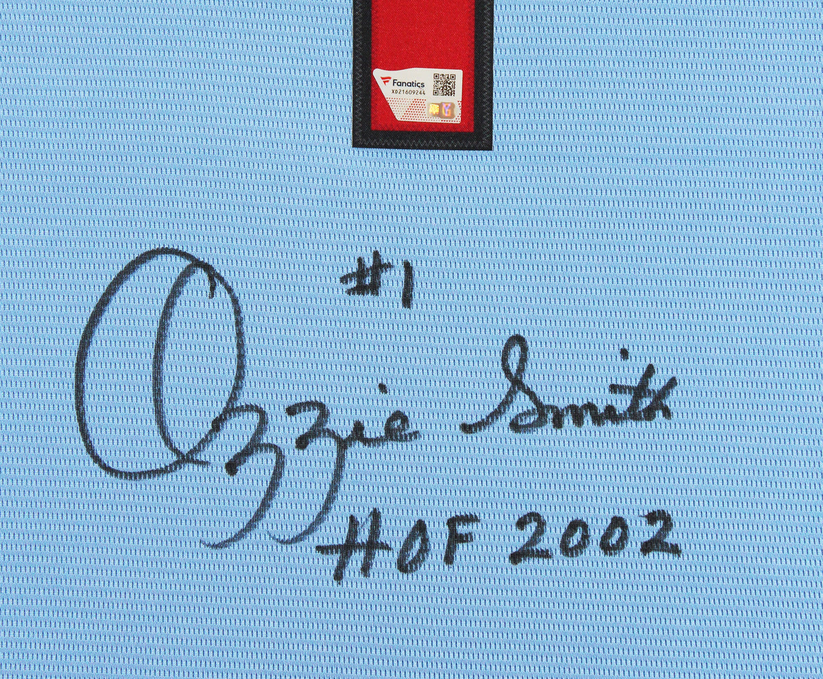 Cardinals Ozzie Smith Authentic Signed Light Blue Nike Jersey Fanatics