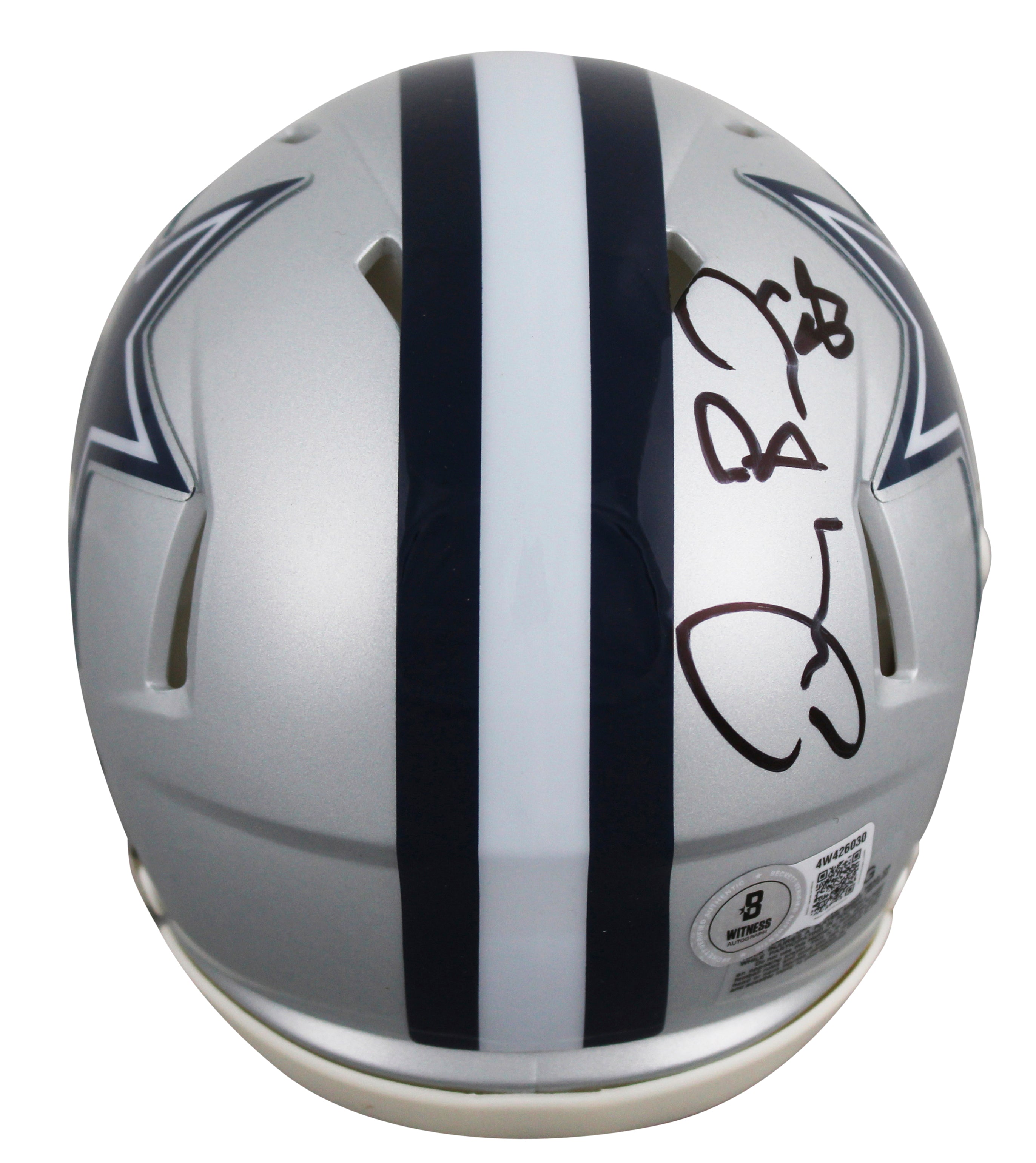 Cowboys Dez Bryant Authentic Signed Speed Mini Helmet W/ Case BAS Witnessed