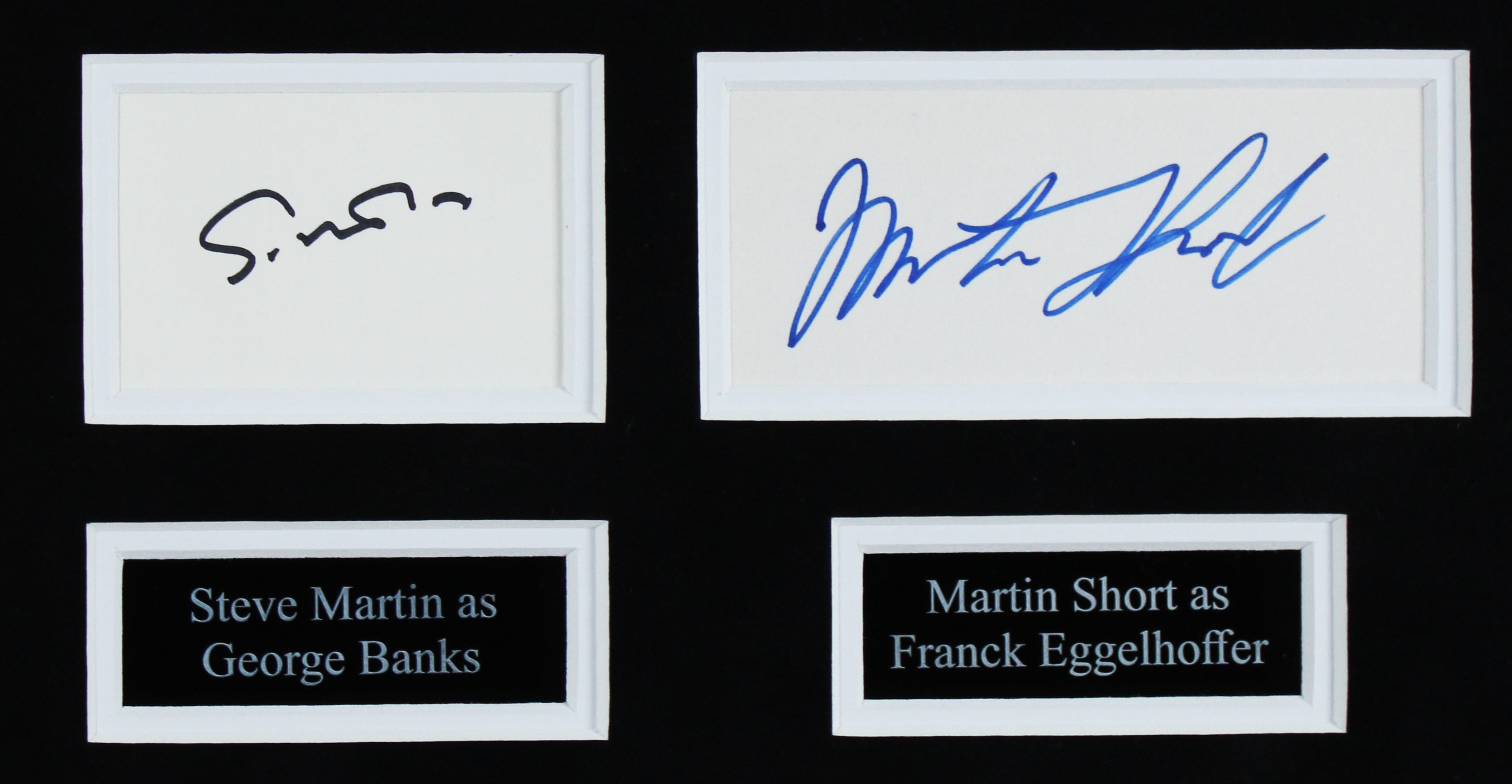 Father of the Bride (4) Martin Short Williams Keaton Signed Framed Display BAS