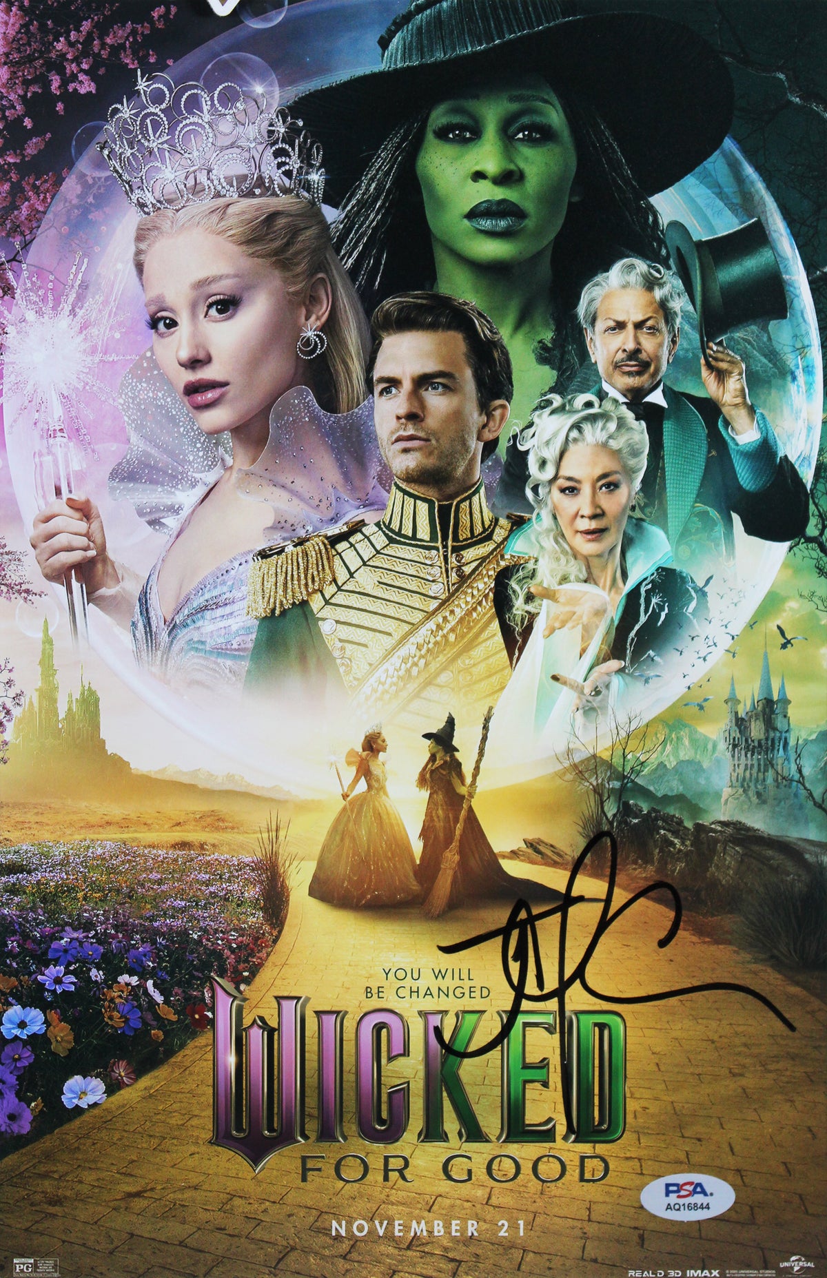 Jon M. Chu Wicked Authentic Signed 11x14 Framed Photo Autographed PSA #AQ16844