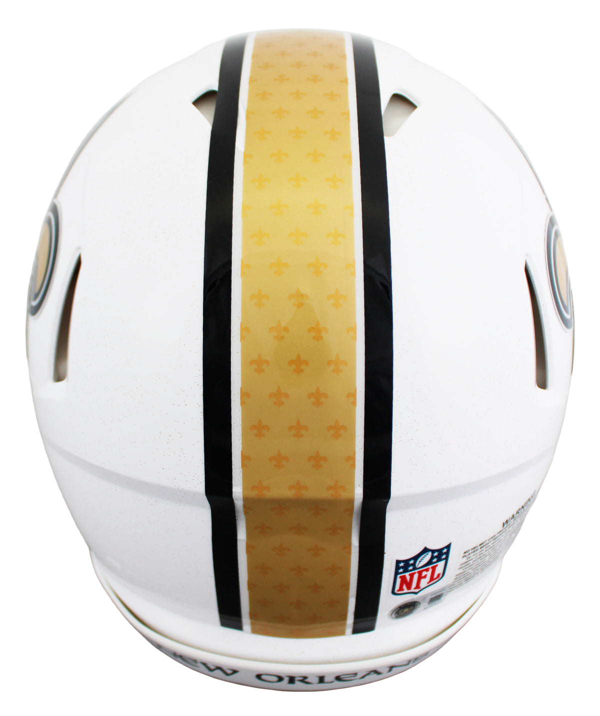 Saints Drew Brees Signed 2025 On-Field Alt F/S Speed Proline Helmet W/ Case BAS