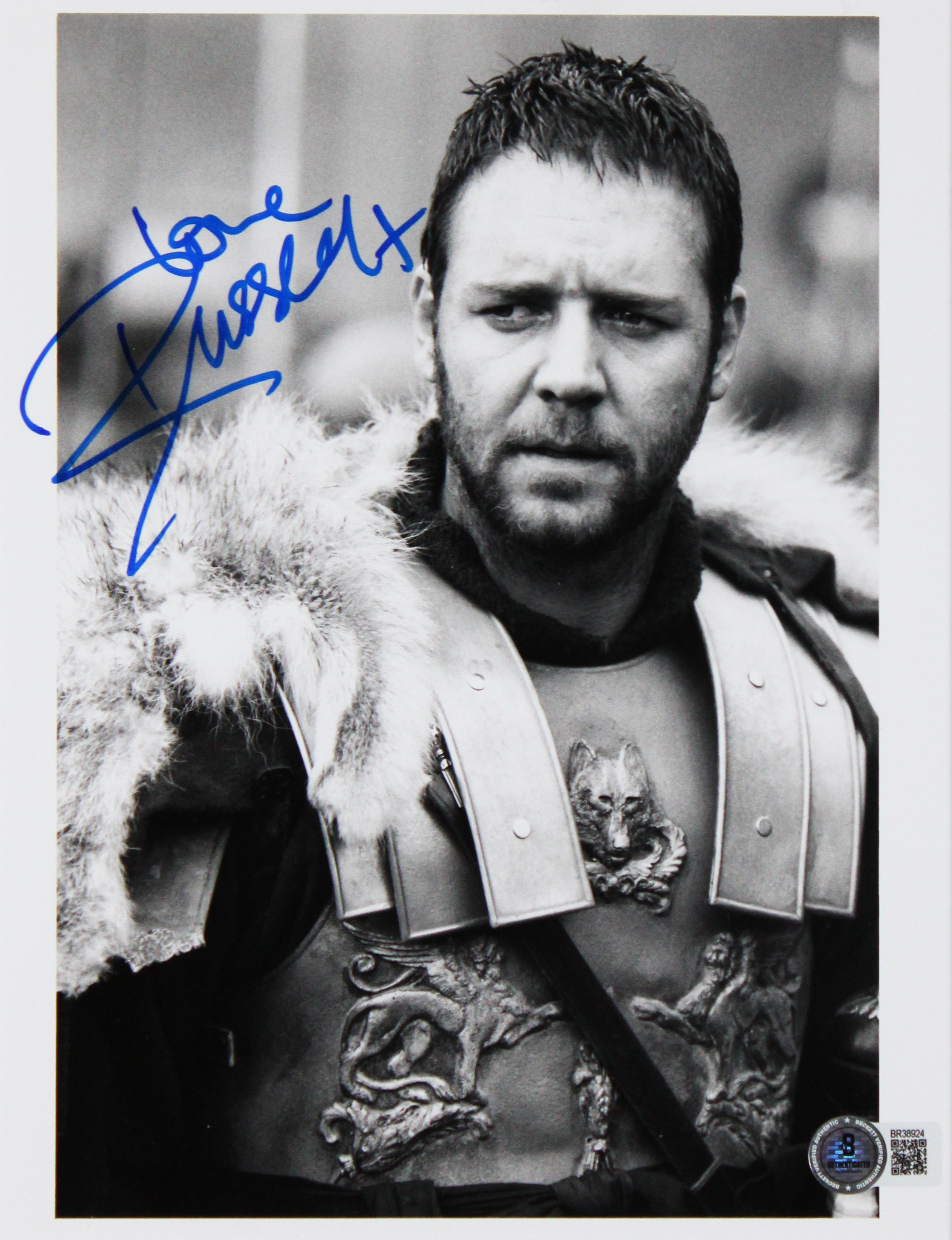 Gladiator (3) Crowe, Phoenix, & Nielsen Authentic Signed Framed Display BAS