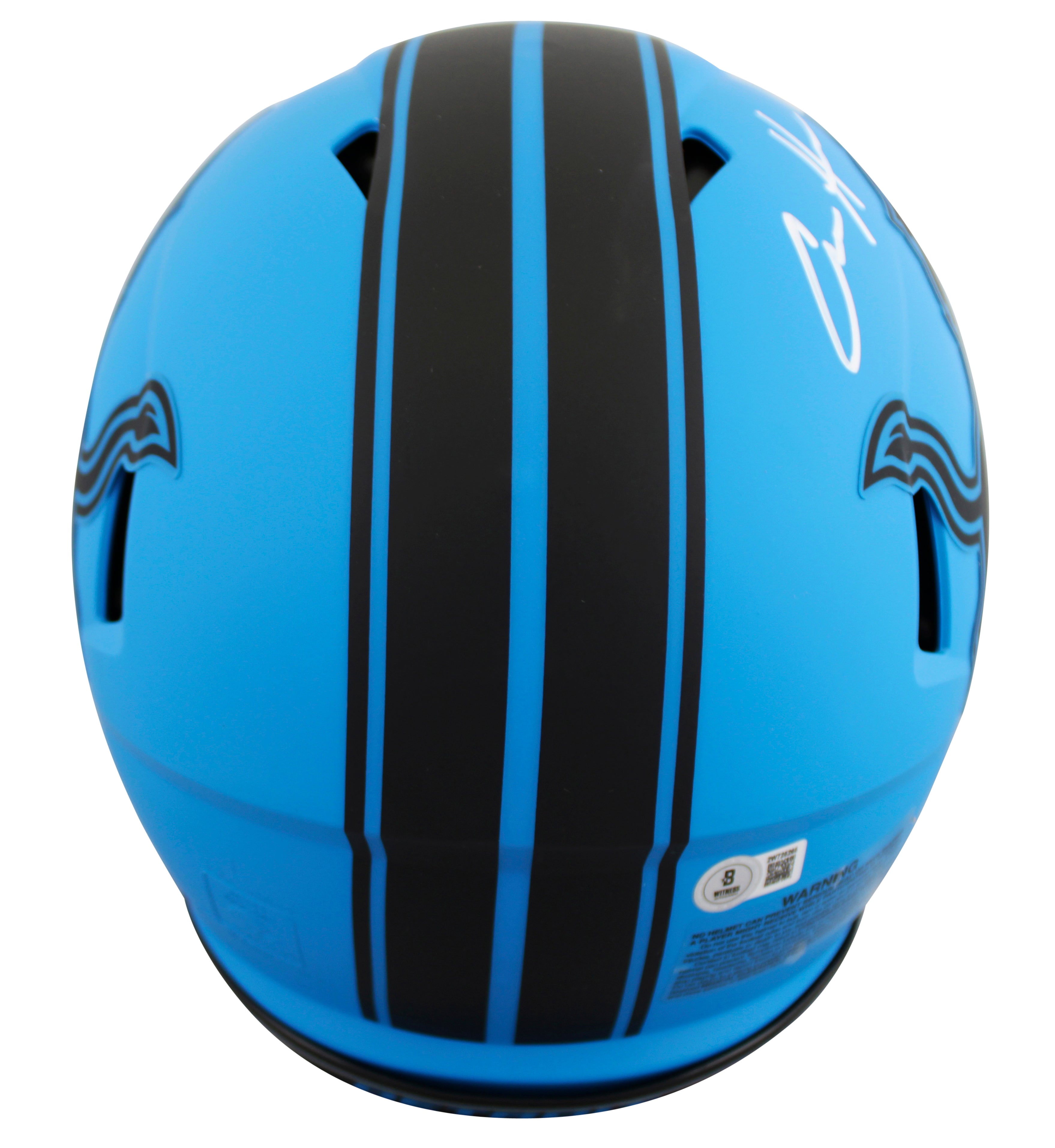 Lions Aidan Hutchinson Signed Rave Full Size Speed Proline Helmet W/ Case BAS W