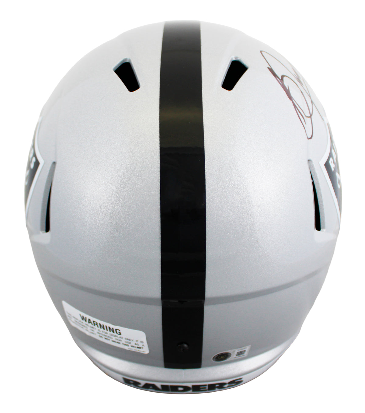 Raiders Bo Jackson Signed Full Size Speed Rep Helmet W/ Case BAS Witnessed