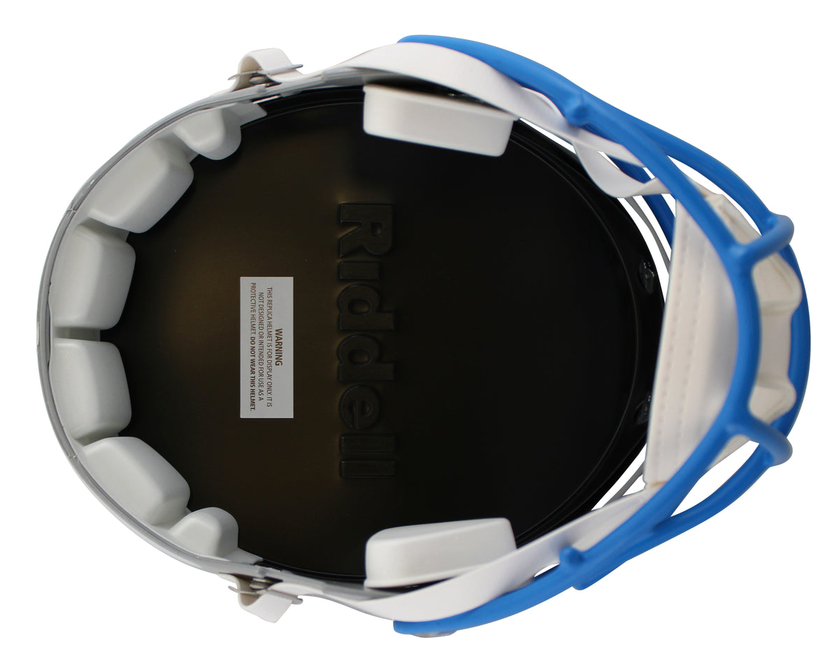 Lions Jameson Williams Signed 2024 Full Size Speed Rep Helmet W/ Case BAS Wit