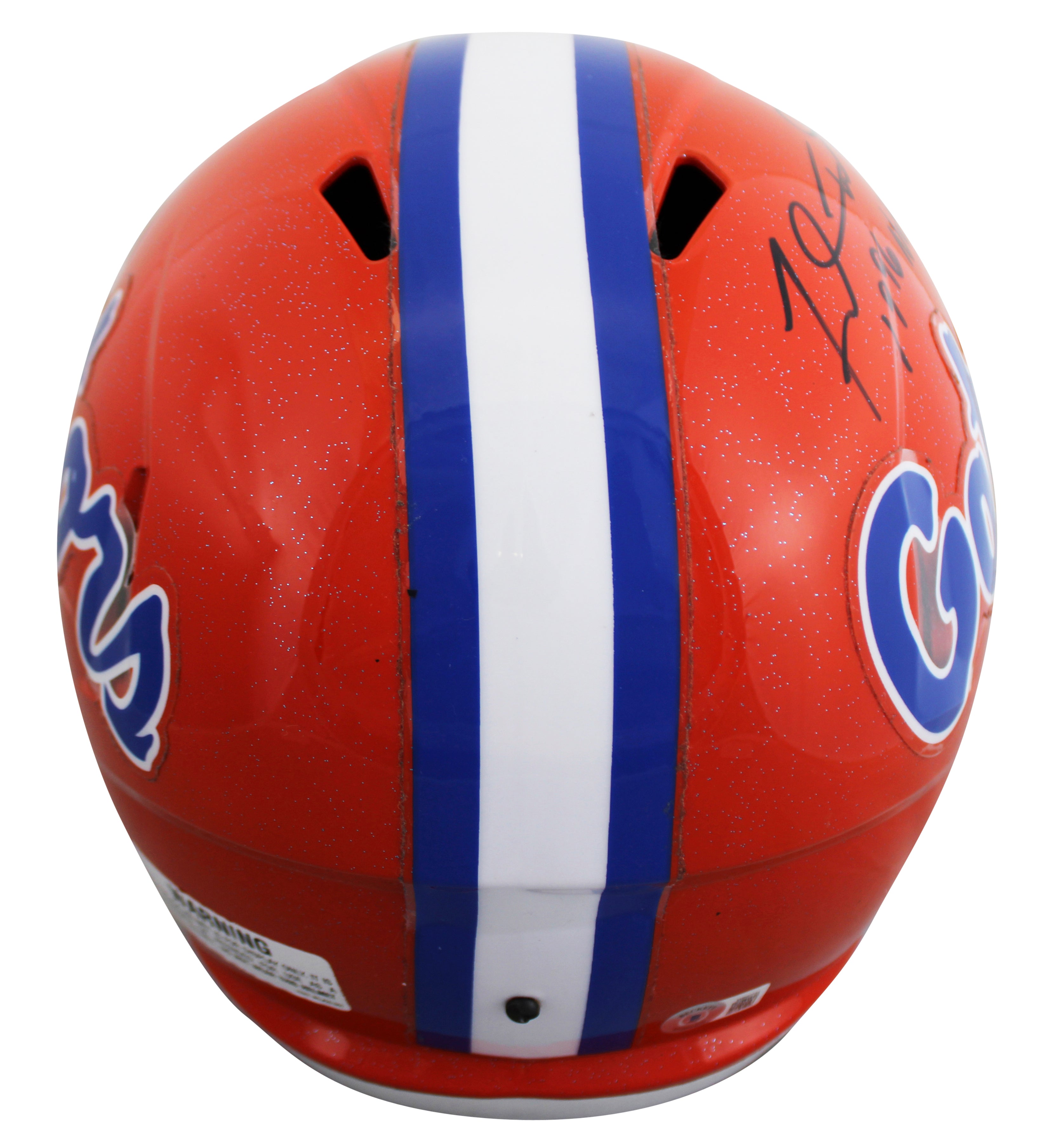 Florida Fred Taylor "96 Nat'l Champs" Signed F/S Speed Rep Helmet BAS W #W890734