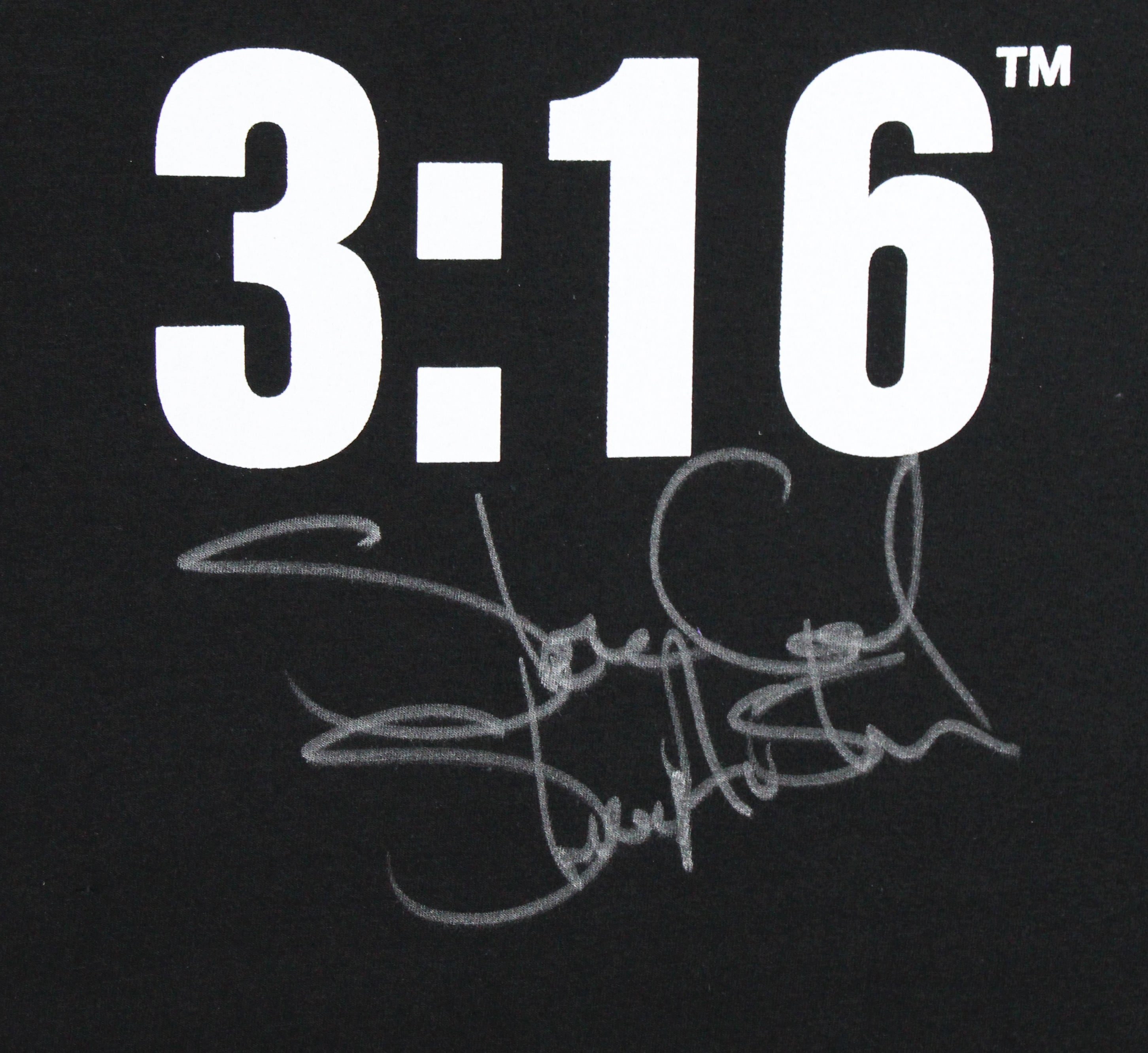 Stone Cold Steve Austin Signed Black Austin 3:16 T-Shirt Framed Display BAS Wit
