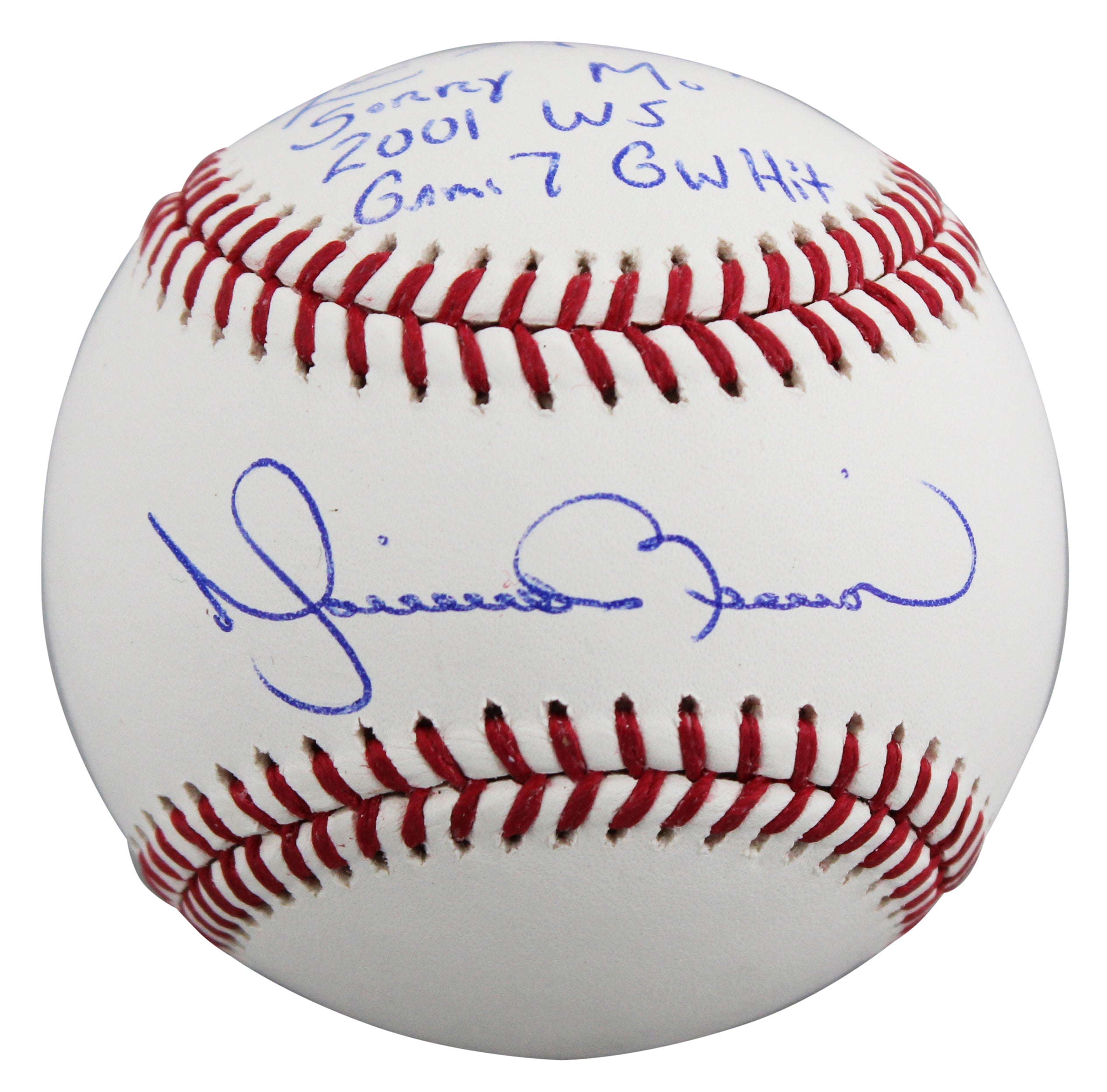 Mariano Rivera & Luis Gonzalez "Sorry Mo" Signed Oml Baseball BAS Witnessed