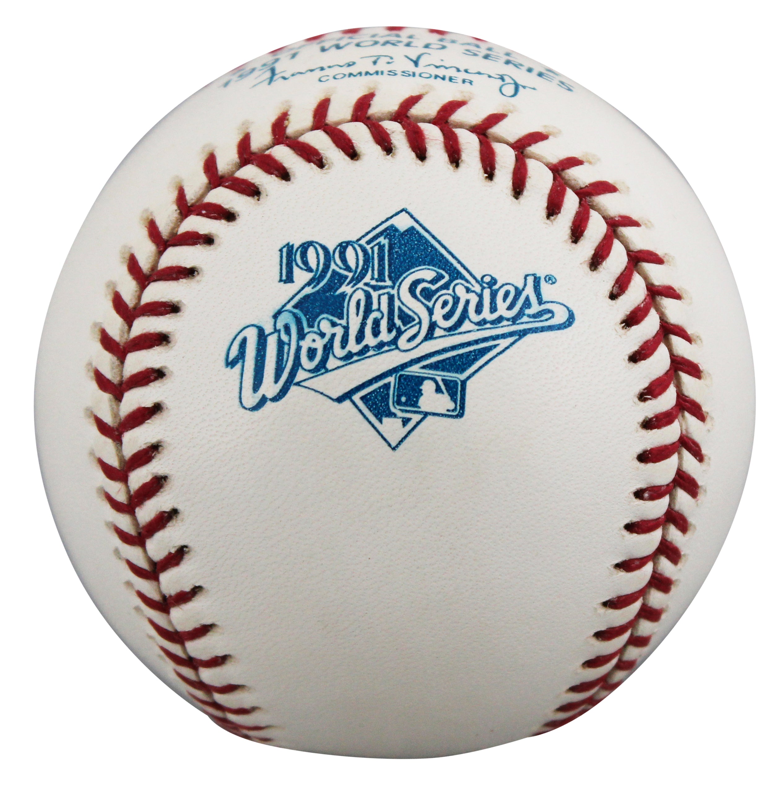 1991 World Series Logo Rawlings Baseball Un-signed